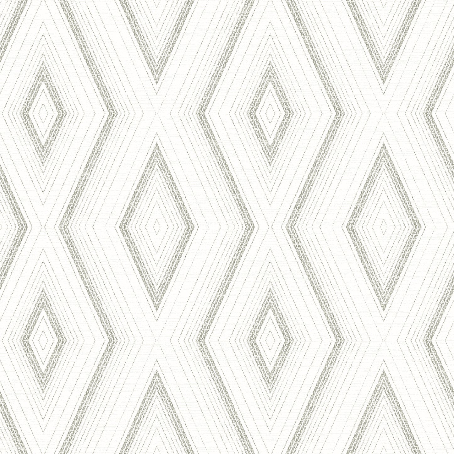 Chesapeake Santa Grey Grey Geometric Wallpaper, 20.5-in by 33-ft