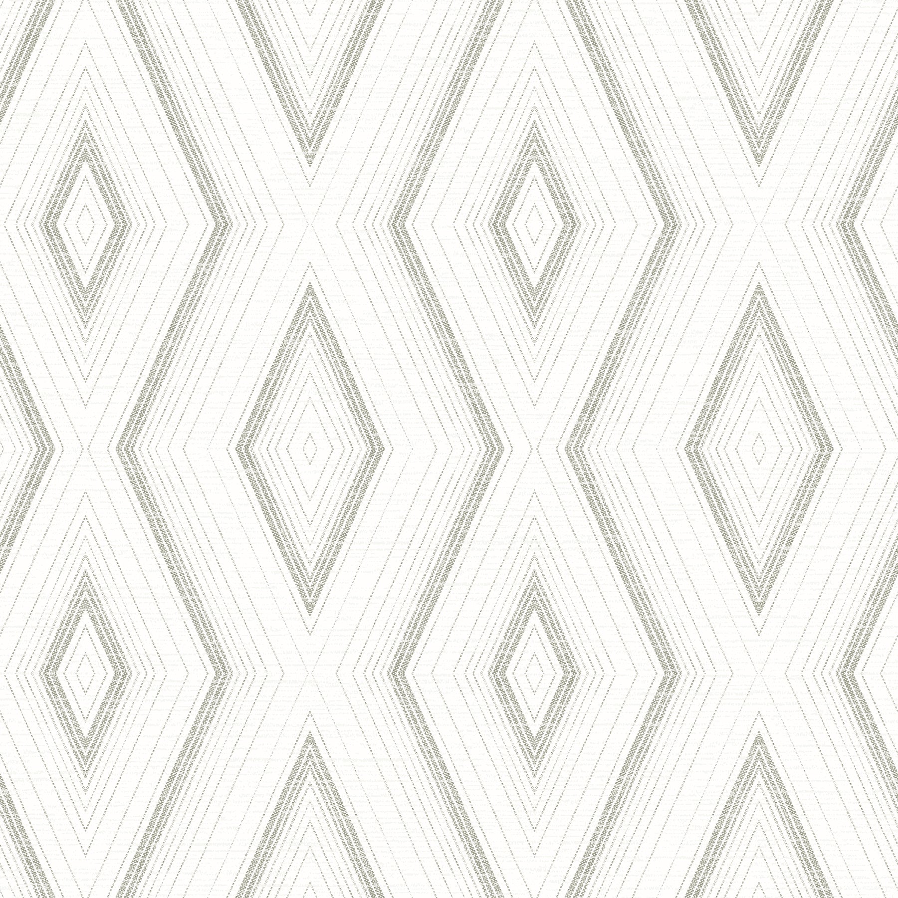 Chesapeake Santa Grey Grey Geometric Wallpaper, 20.5-in by 33-ft