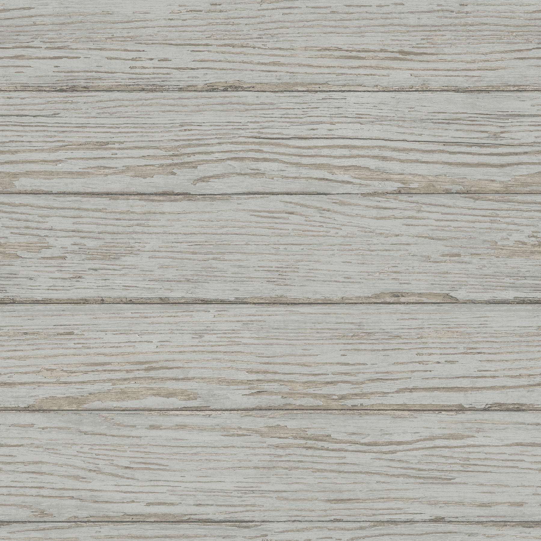 Chesapeake Rehoboth Grey Distressed Wood Wallpaper, 20.5-in by 33-ft