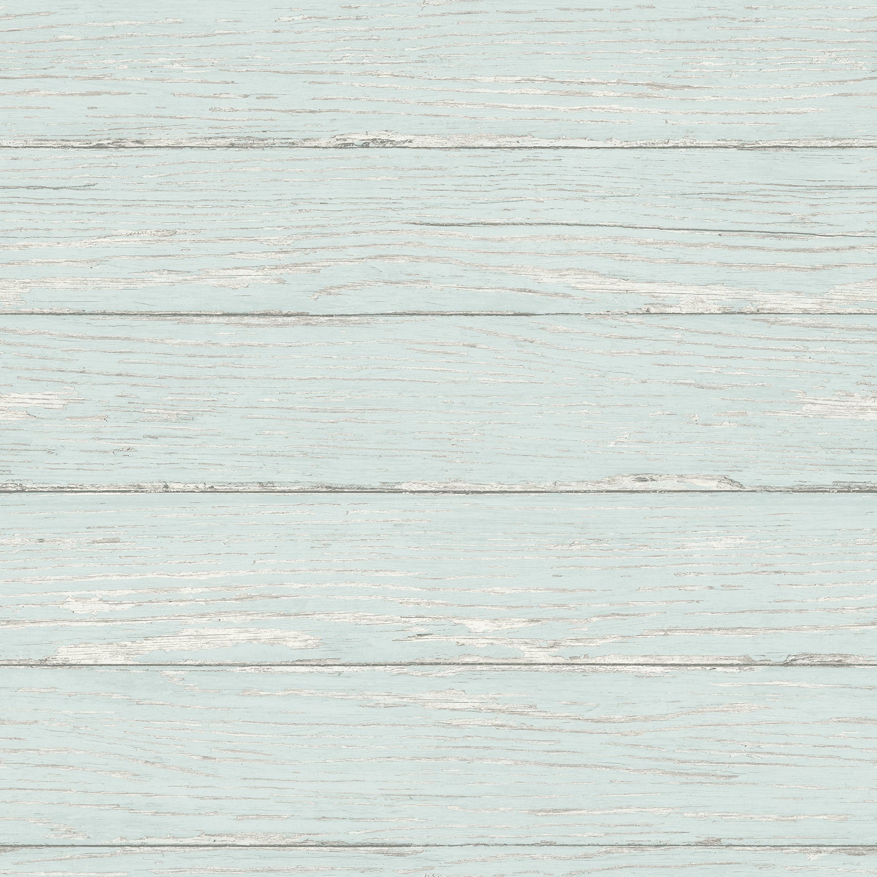 Chesapeake Rehoboth Aqua Distressed Wood Wallpaper, 20.5-in by 33-ft