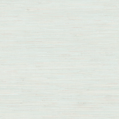 Chesapeake Waverly Aqua Faux Grasscloth Wallpaper, 20.5-in by 33-ft