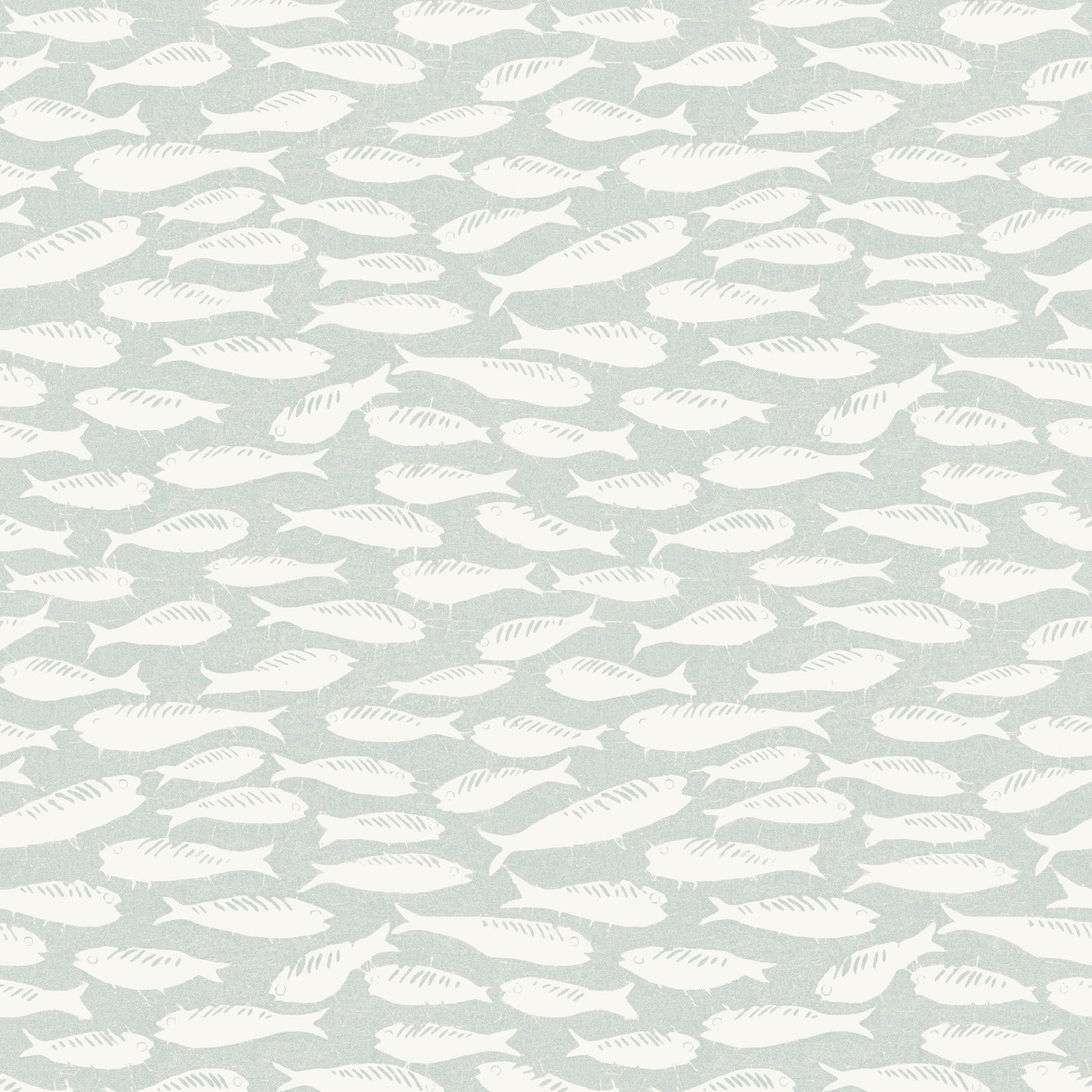 Chesapeake Nunkie Light Blue Sardine Wallpaper, 20.5-in by 33-ft