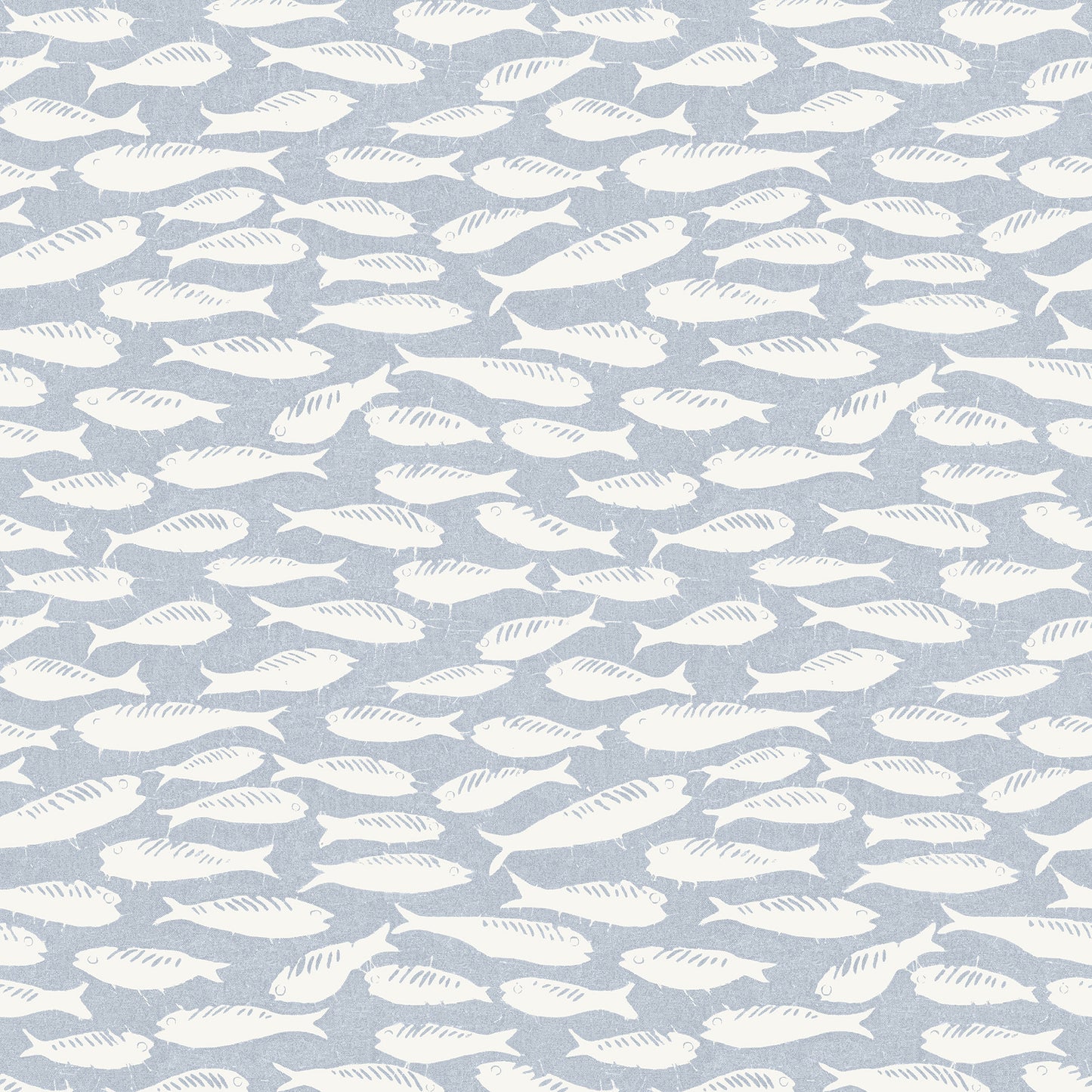 Chesapeake Nunkie Denim Sardine Wallpaper, 20.5-in by 33-ft