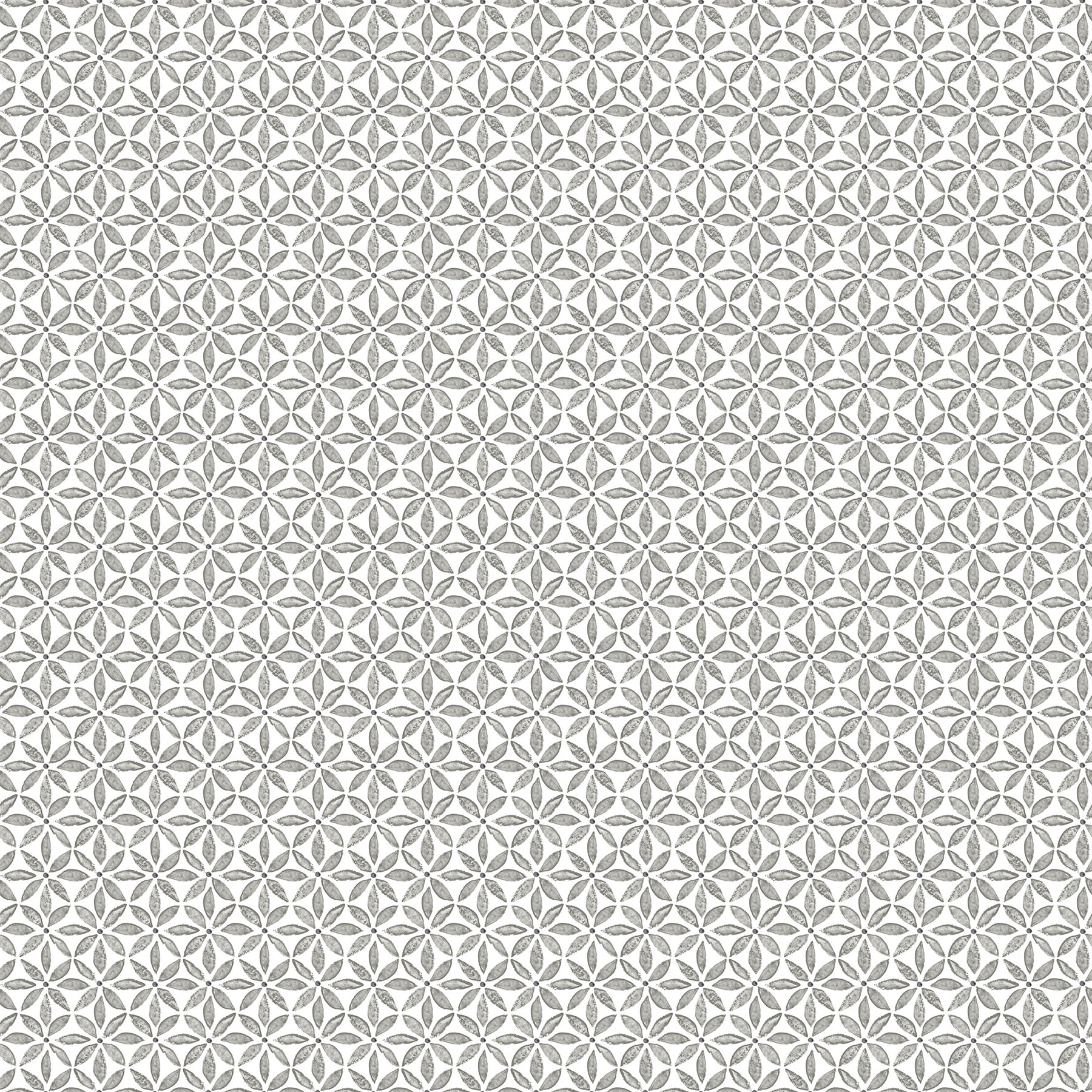 Chesapeake Jellia Charcoal Petal Geometric Wallpaper, 20.5-in by 33-ft