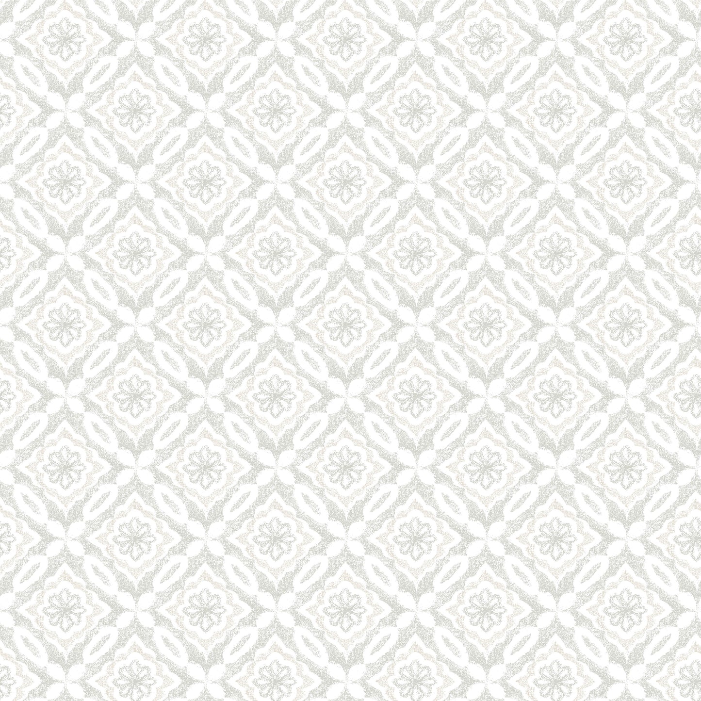 Chesapeake Hugson Grey Quilted Damask Wallpaper, 20.5-in by 33-ft