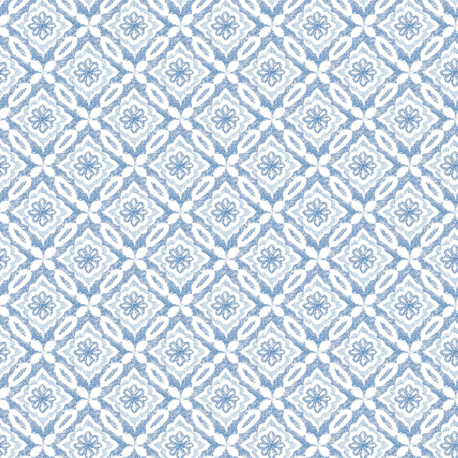 Chesapeake Hugson Blue Quilted Damask Wallpaper, 20.5-in by 33-ft