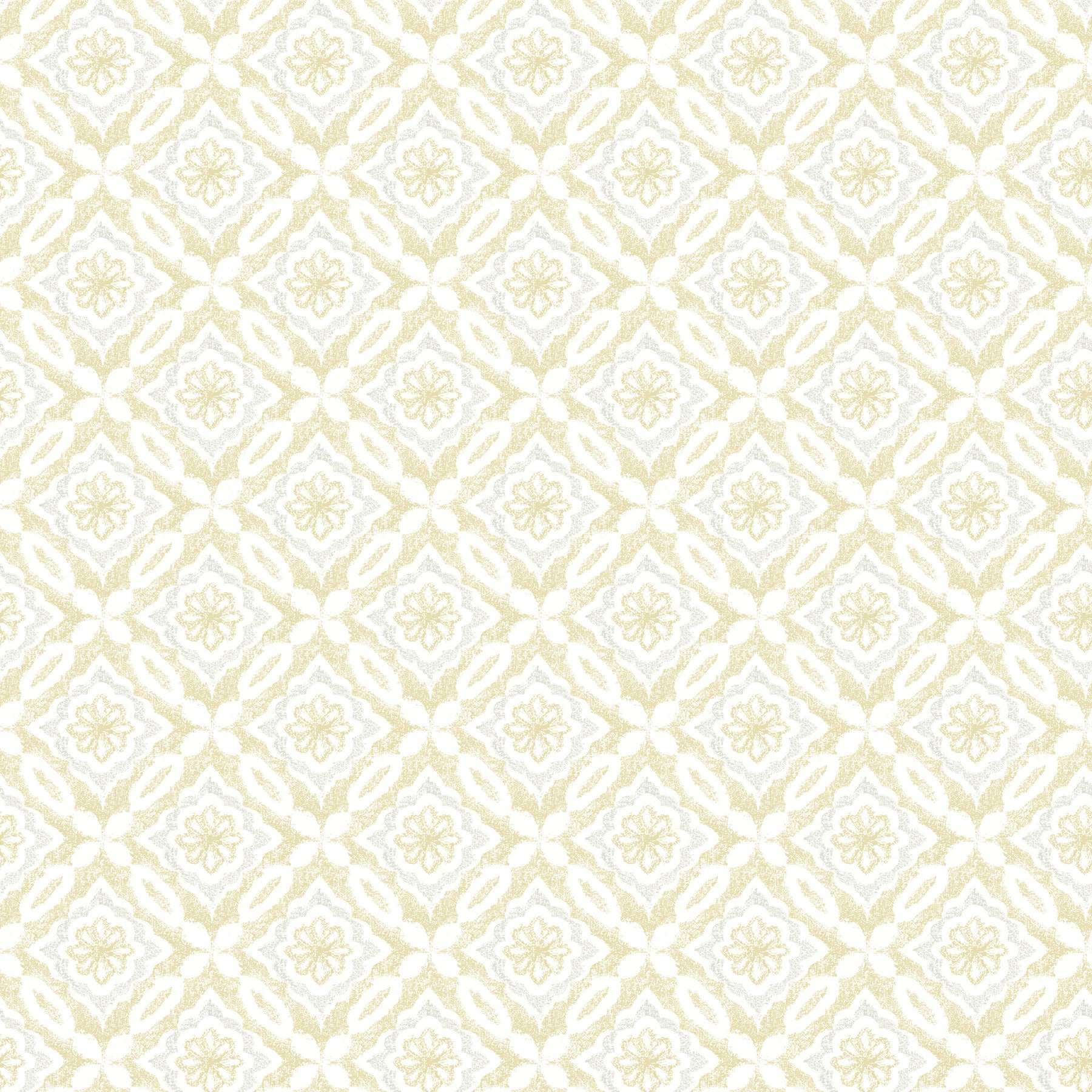 Chesapeake Hugson Yellow Quilted Damask Wallpaper, 20.5-in by 33-ft