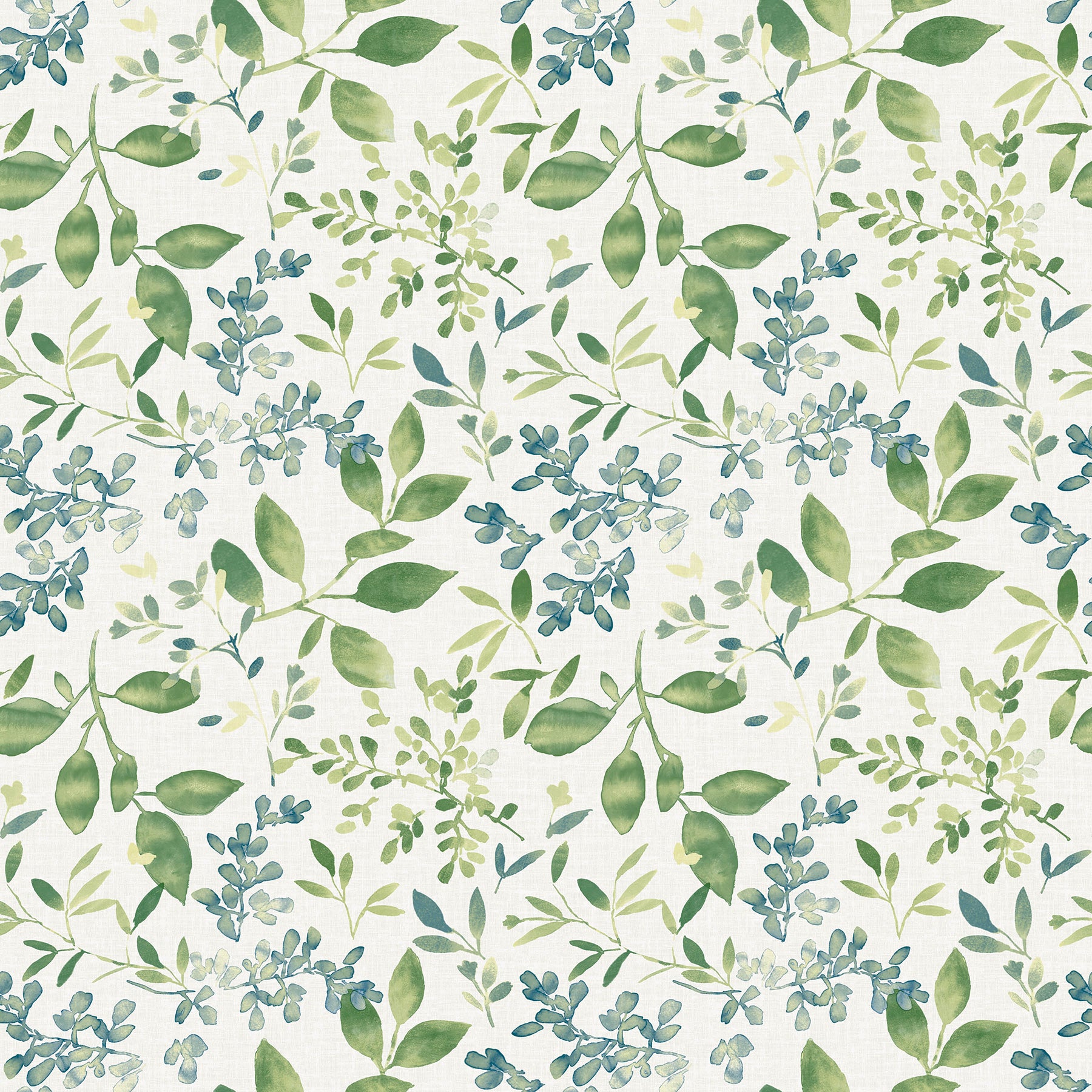 Chesapeake Tinker Green Woodland Botanical Wallpaper, 20.5-in by 33-ft