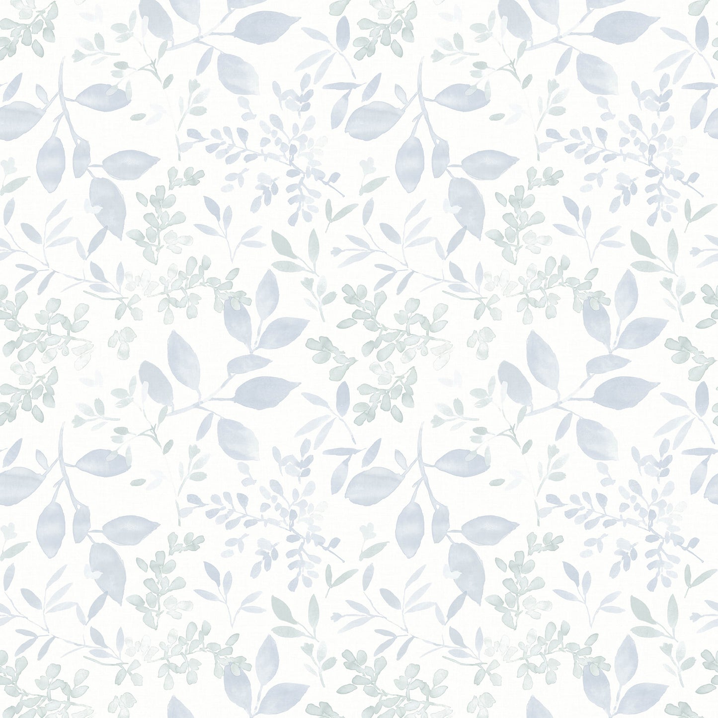 Chesapeake Tinker Light Blue Woodland Botanical Wallpaper, 20.5-in by 33-ft