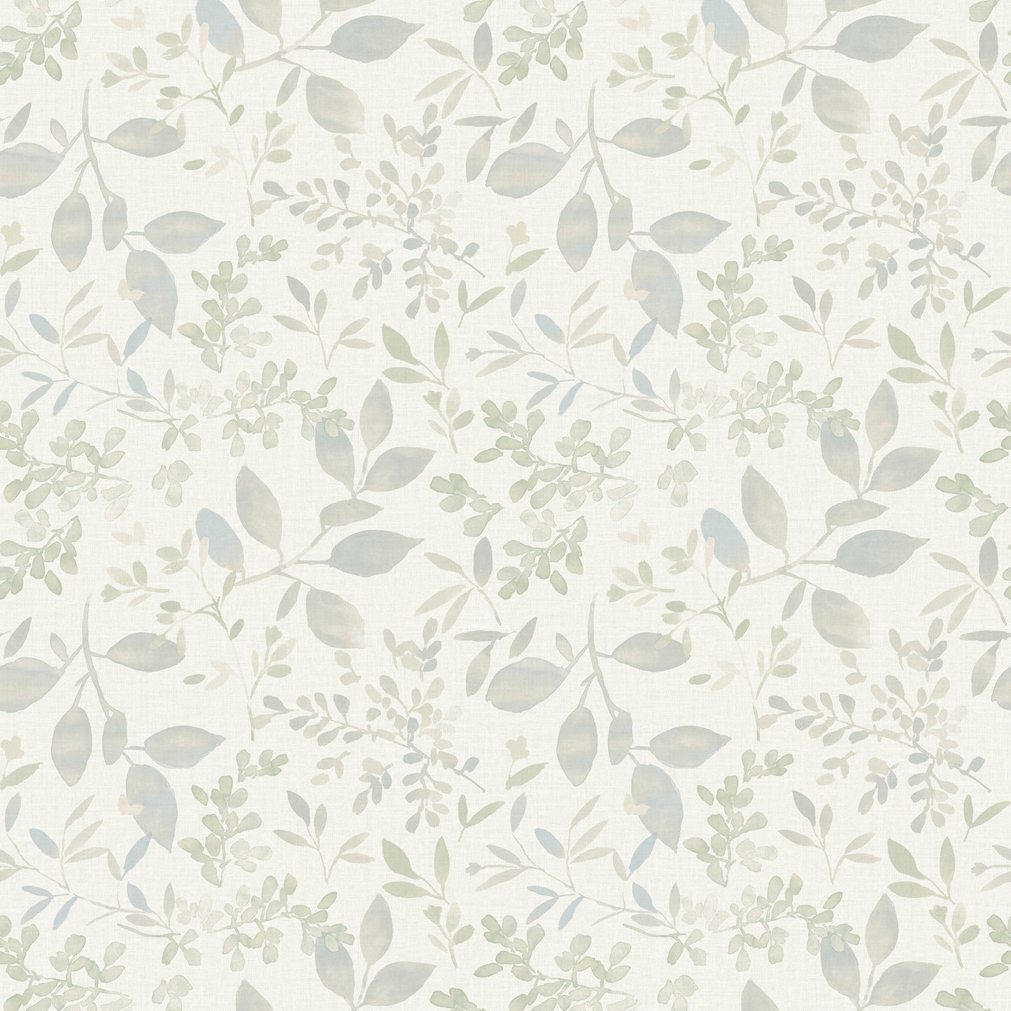 Chesapeake Tinker Teal Woodland Botanical Wallpaper, 20.5-in by 33-ft