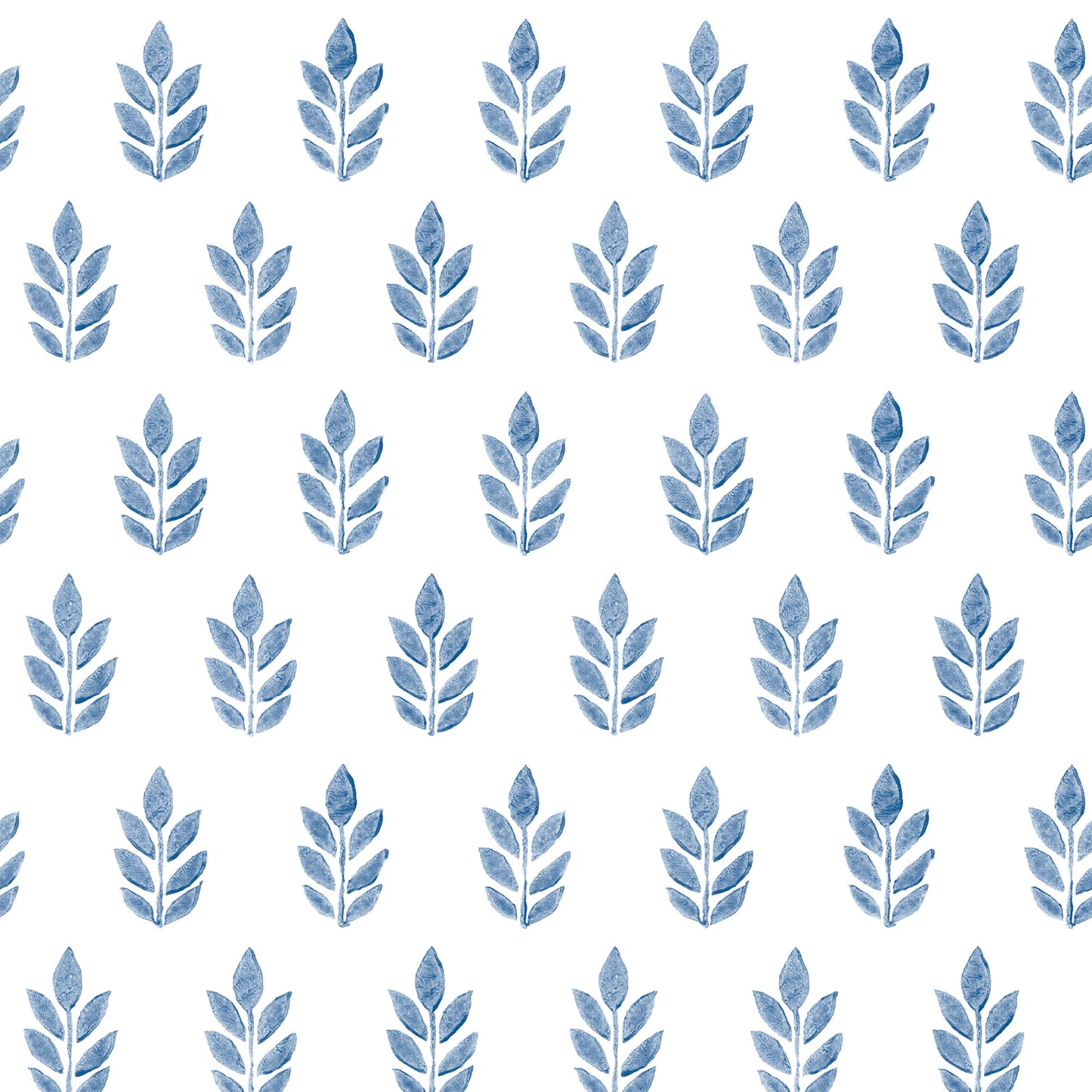 Chesapeake Ervic Neutral Leaf Block Print Wallpaper, 20.5-in by 33-ft