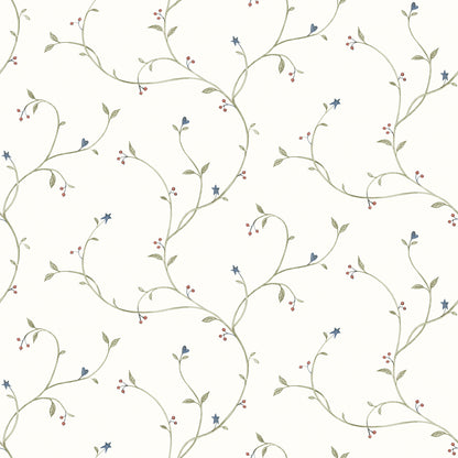 Chesapeake Kurt Cream Tin Star Trail Wallpaper, 20.5-in by 33-ft