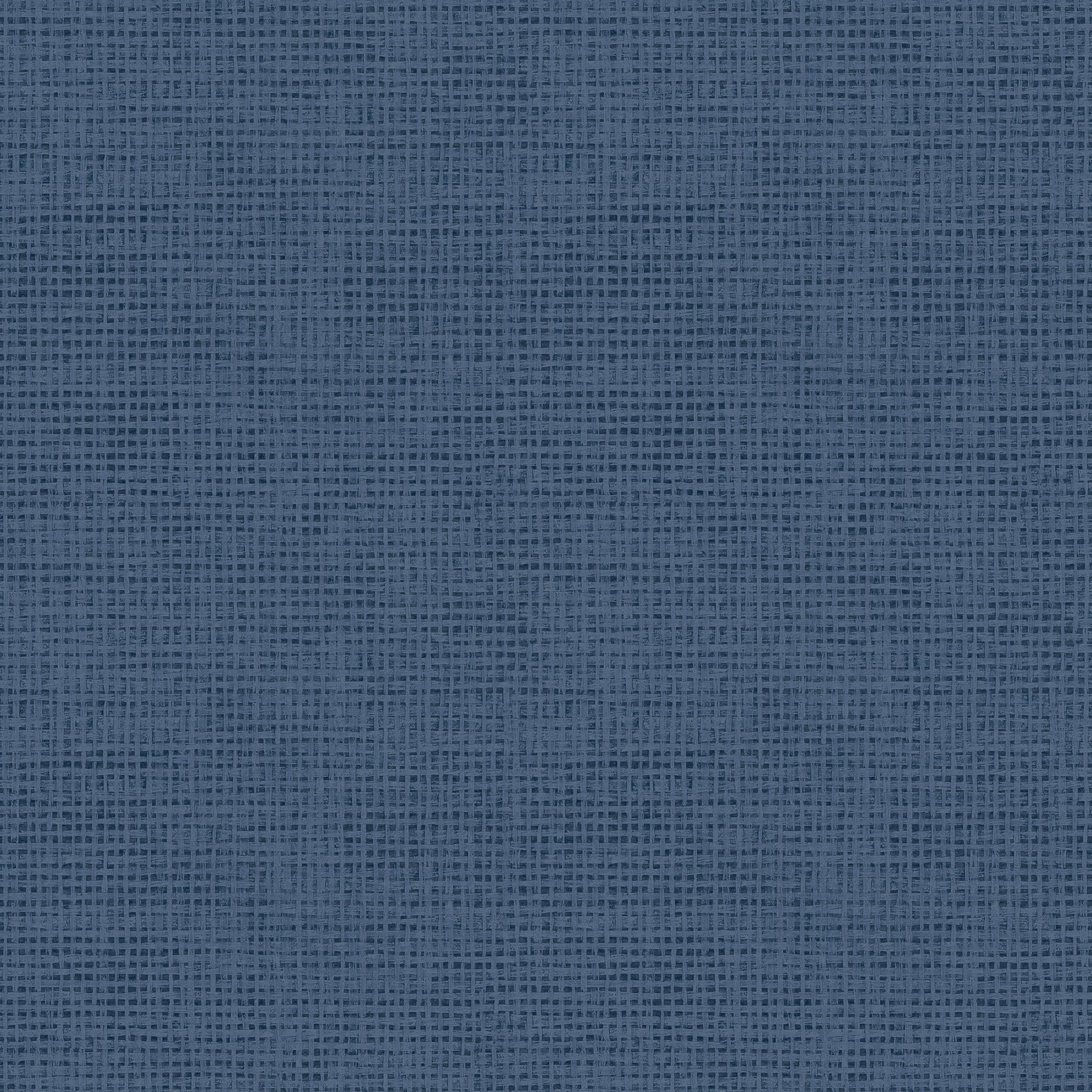 Chesapeake Nimmie Navy Navy Basketweave Wallpaper, 20.5-in by 33-ft