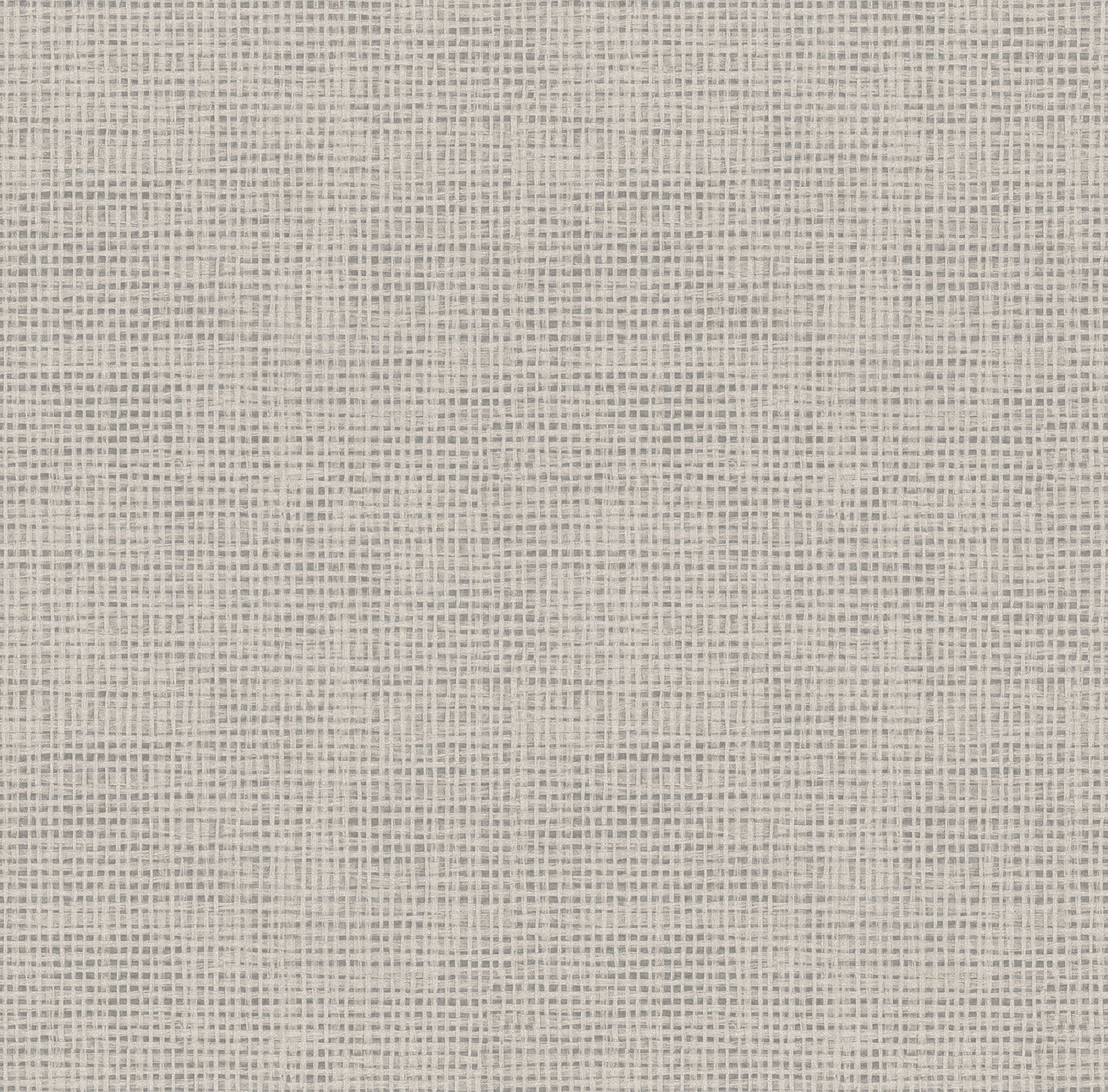 Chesapeake Nimmie Grey Basketweave Wallpaper, 20.5-in by 33-ft