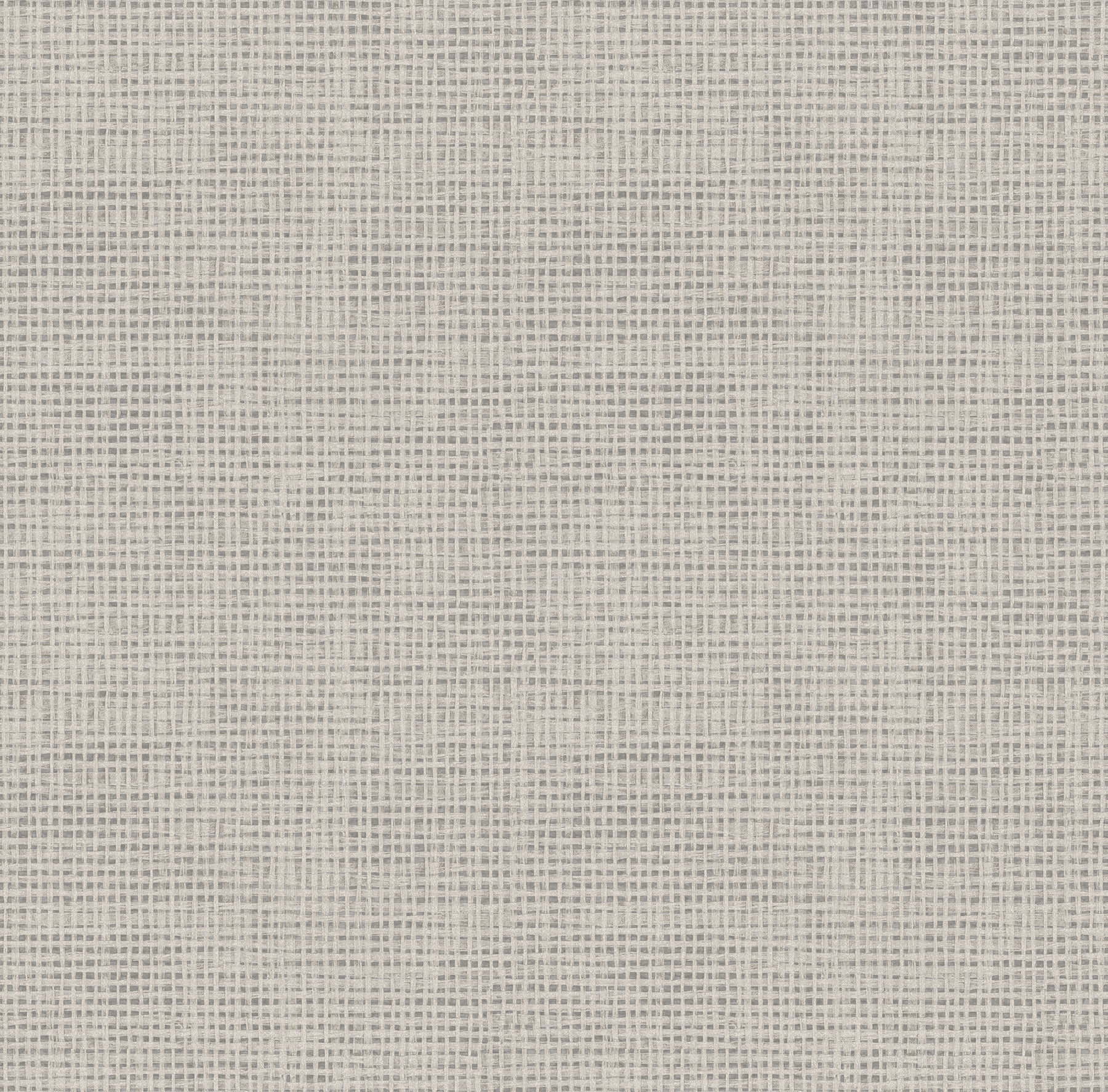 Chesapeake Nimmie Grey Basketweave Wallpaper, 20.5-in by 33-ft