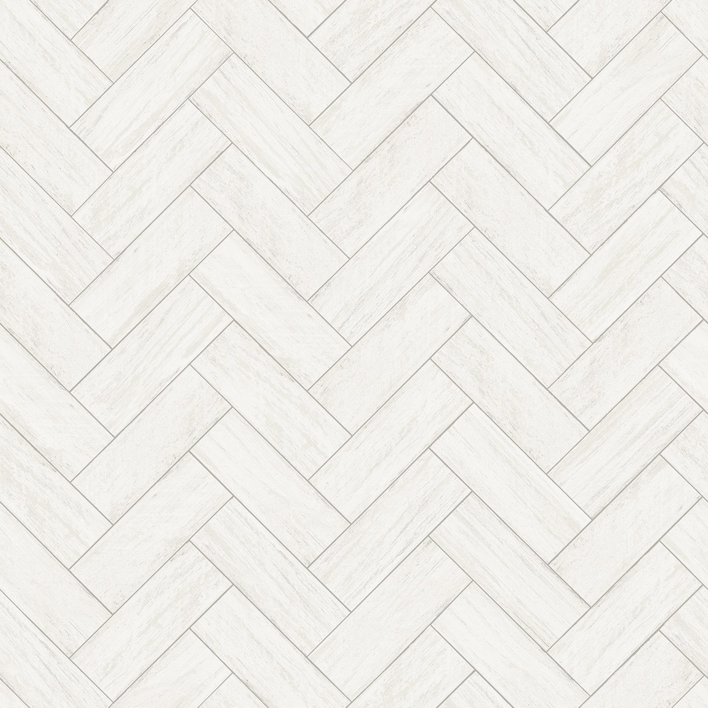 Chesapeake Kaliko White Wood Herringbone Wallpaper, 20.5-in by 33-ft