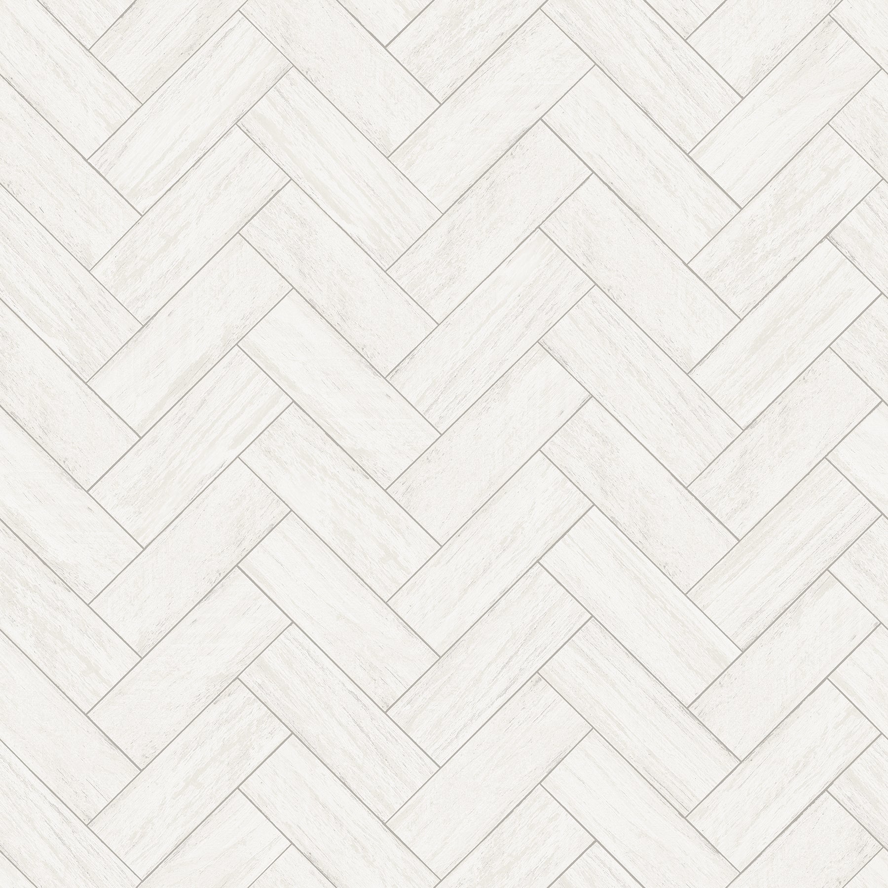 Chesapeake Kaliko White Wood Herringbone Wallpaper, 20.5-in by 33-ft