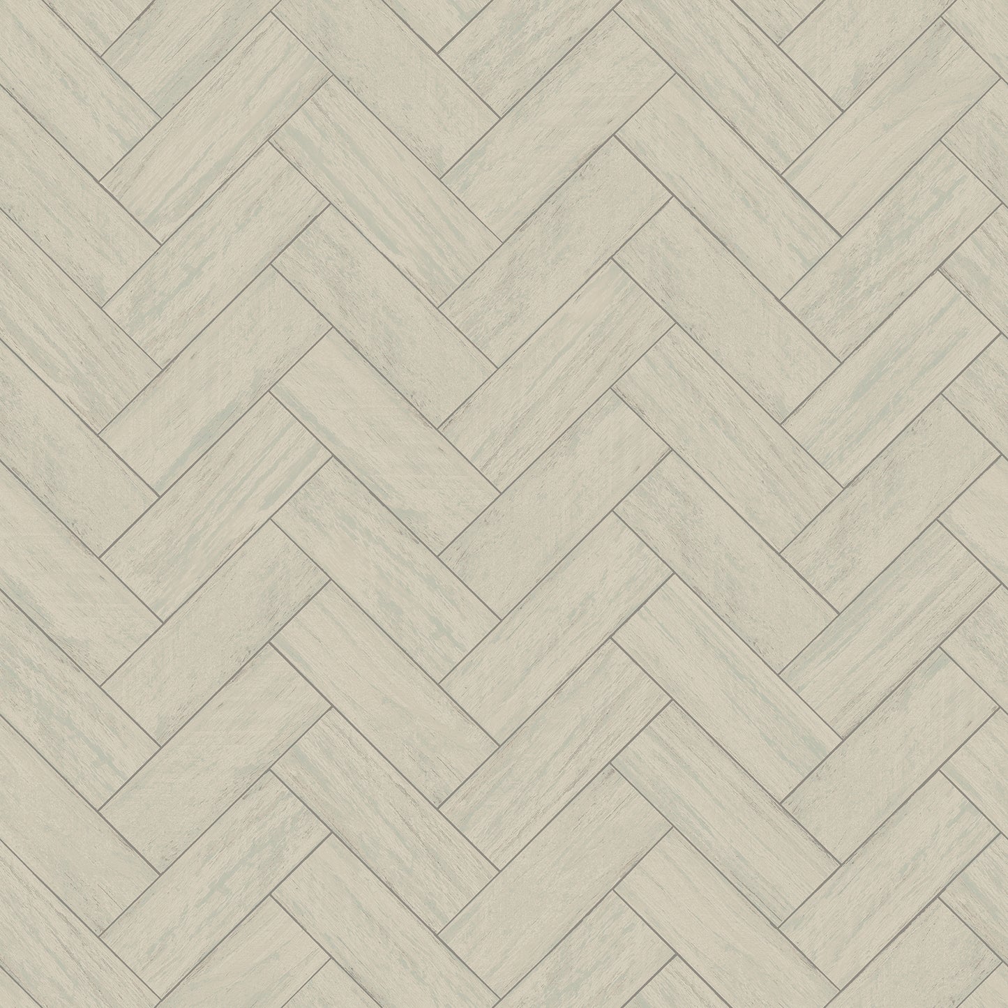 Chesapeake Kaliko Green Wood Herringbone Wallpaper, 20.5-in by 33-ft