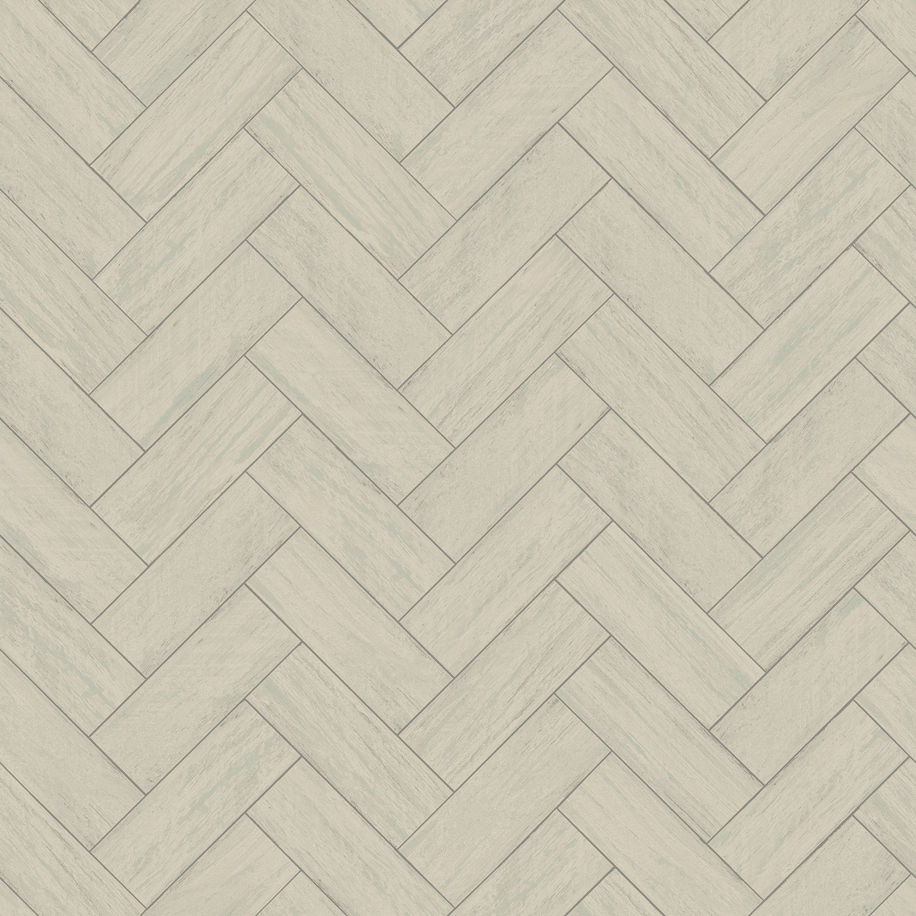 Chesapeake Kaliko Green Wood Herringbone Wallpaper, 20.5-in by 33-ft