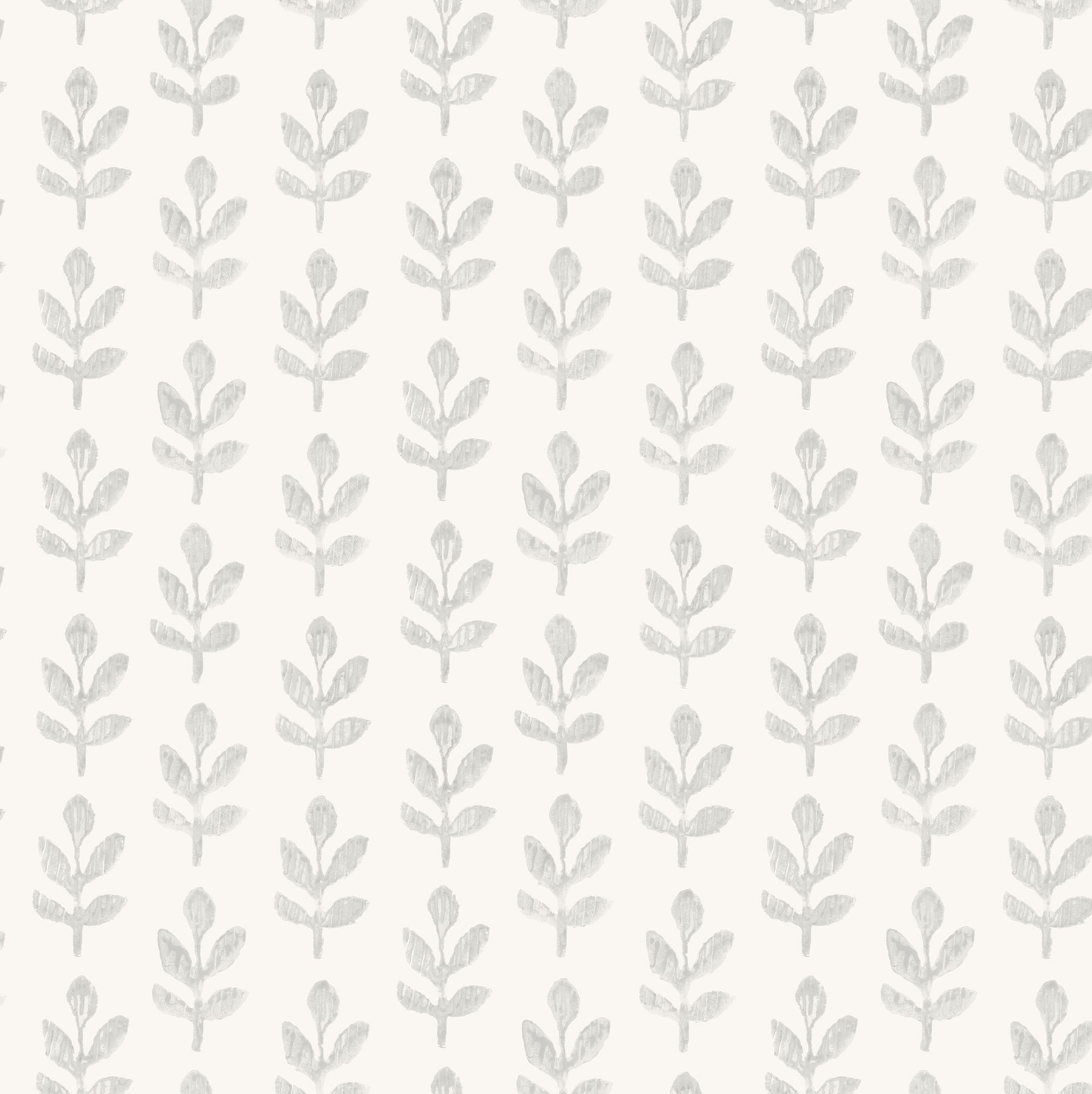 Chesapeake Whiskers Light Grey Leaf Wallpaper, 20.5-in by 33-ft