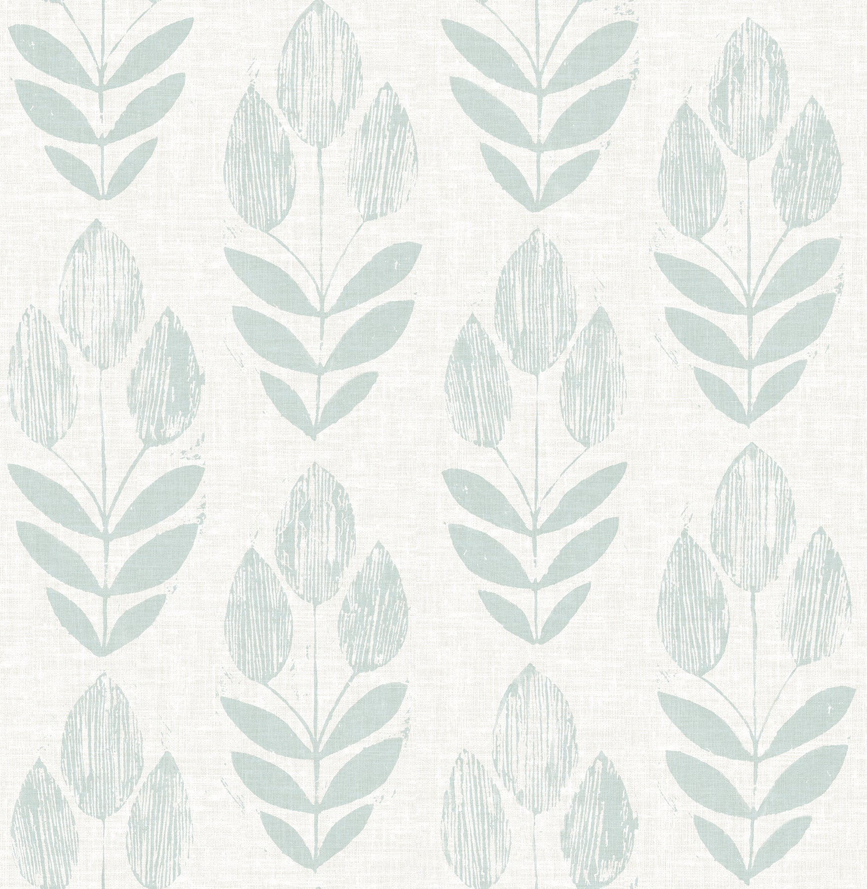 Chesapeake Garland Teal Block Tulip Wallpaper, 20.5-in by 33-ft