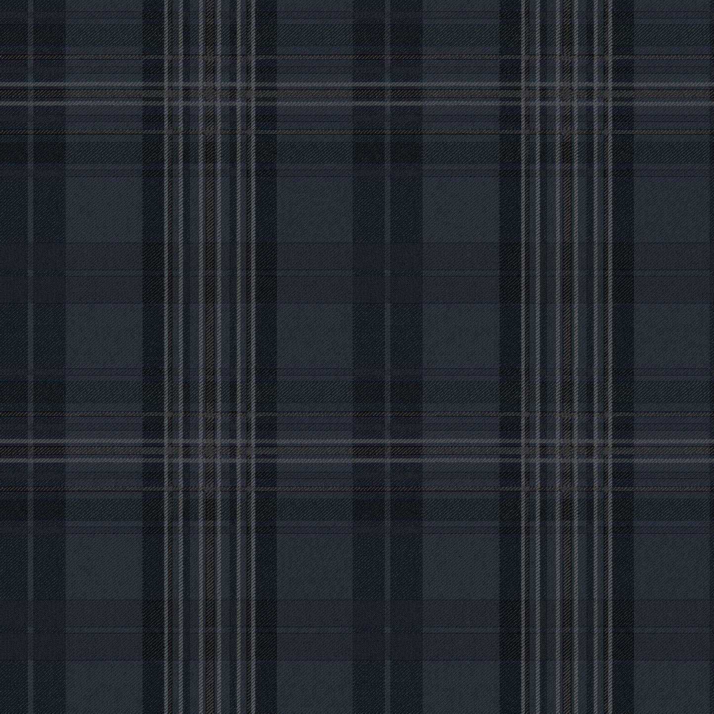 Chesapeake Austin Navy Plaid Wallpaper, 20.5-in by 33-ft