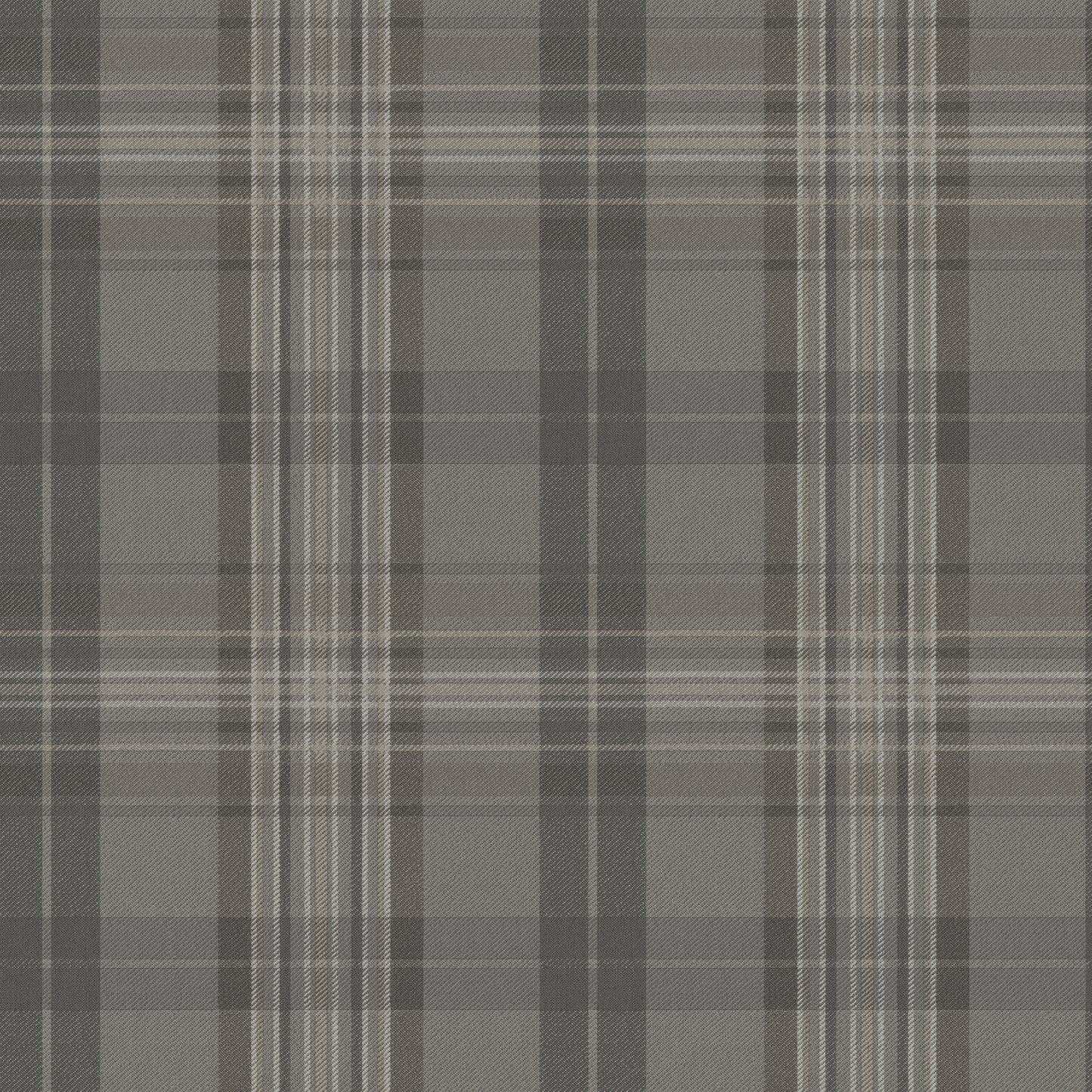 Chesapeake Austin Charcoal Plaid Wallpaper, 20.5-in by 33-ft