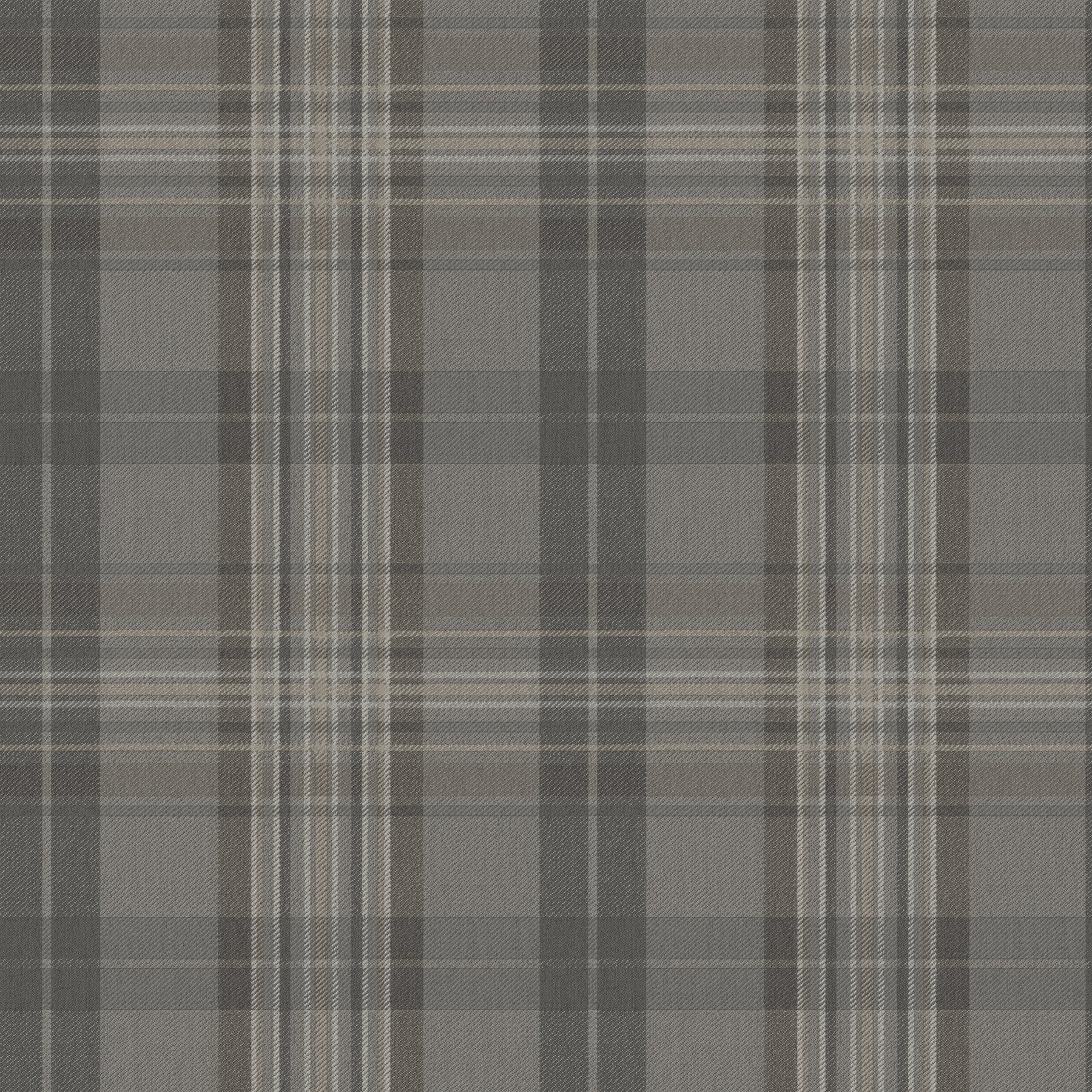 Chesapeake Austin Charcoal Plaid Wallpaper, 20.5-in by 33-ft