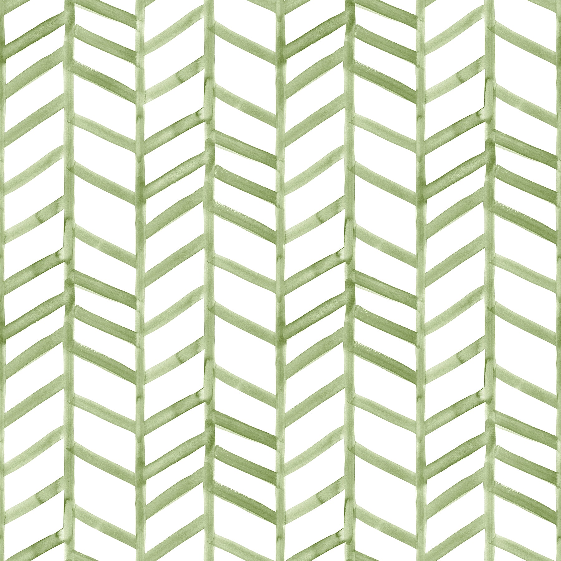 Chesapeake Fletching Green Geometric Wallpaper, 20.5-in by 33-ft