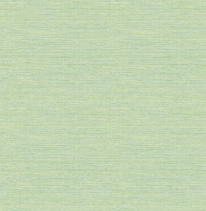 Chesapeake Agave Green Faux Grasscloth Wallpaper, 20.5-in by 33-ft