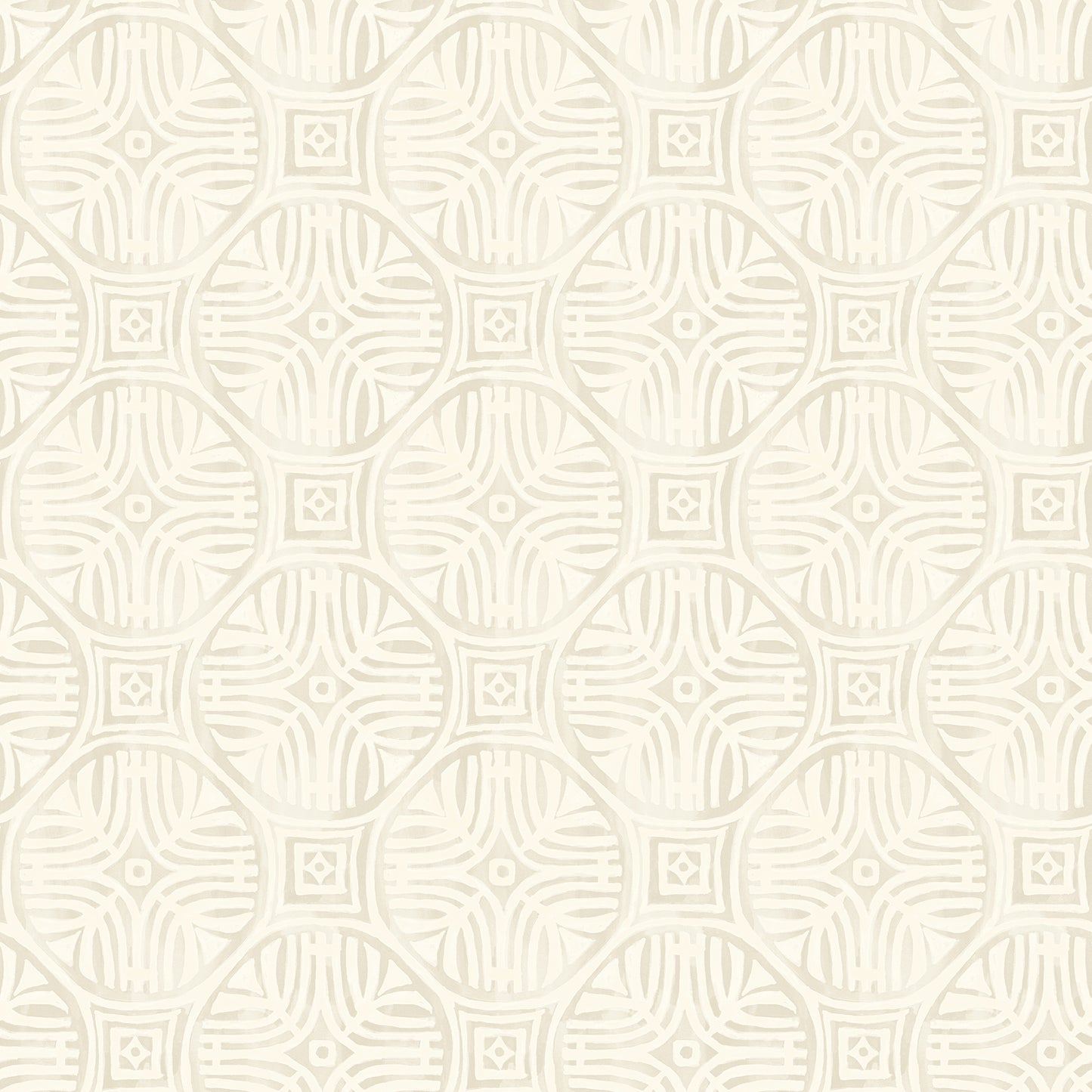 Chesapeake Sandee Dove Medallion Wallpaper, 20.5-in by 33-ft