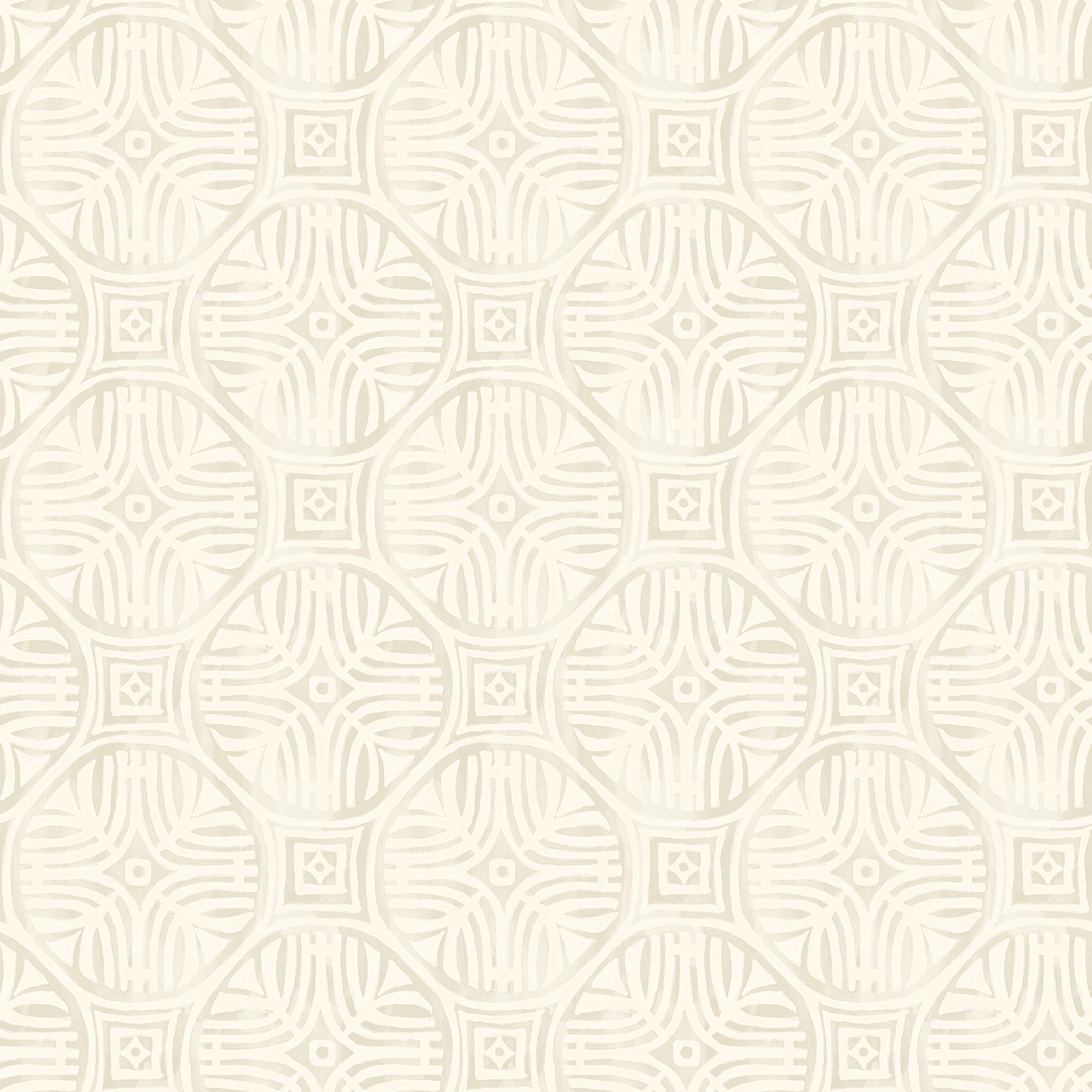 Chesapeake Sandee Dove Medallion Wallpaper, 20.5-in by 33-ft