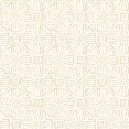 Chesapeake Sandee Dove Medallion Wallpaper, 20.5-in by 33-ft