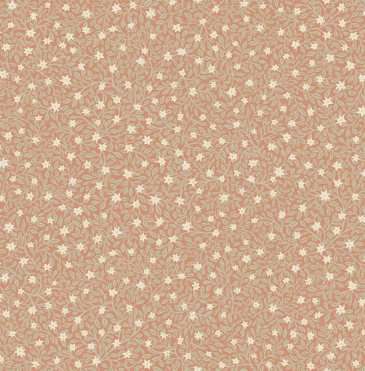 Eijffinger Marguerite Rose Floral Wallpaper, 21.5-in by 33-ft