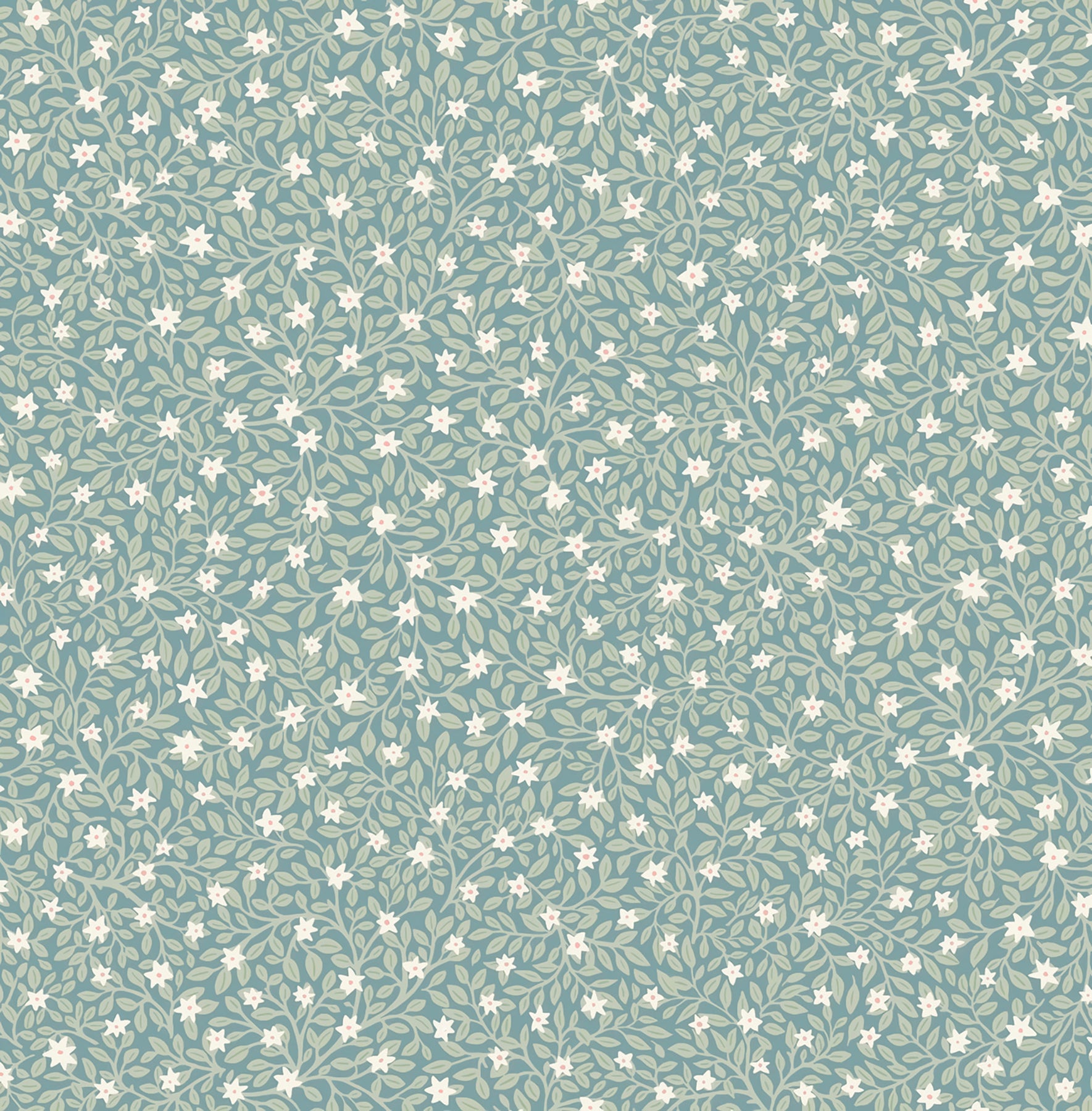 Eijffinger Marguerite Sea Green Floral Wallpaper, 21.5-in by 33-ft