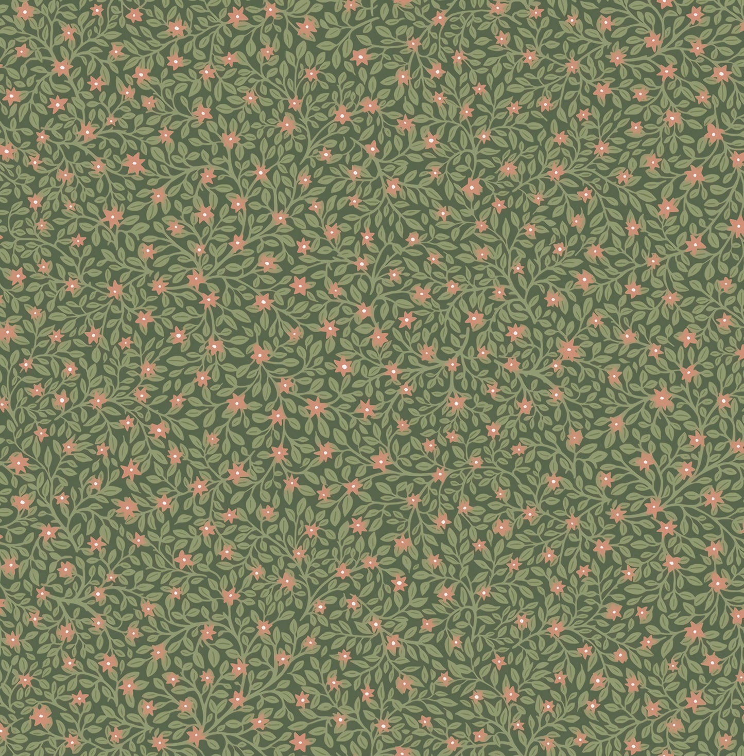 Eijffinger Marguerite Green Floral Wallpaper, 21.5-in by 33-ft