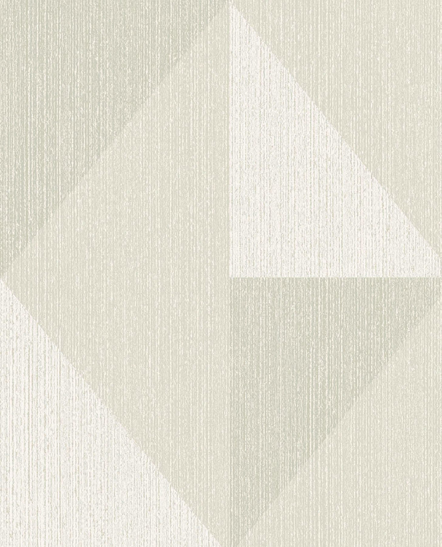 Eijffinger Diamond Grey Tri-Tone Geometric Wallpaper, 20.5-in by 33-ft