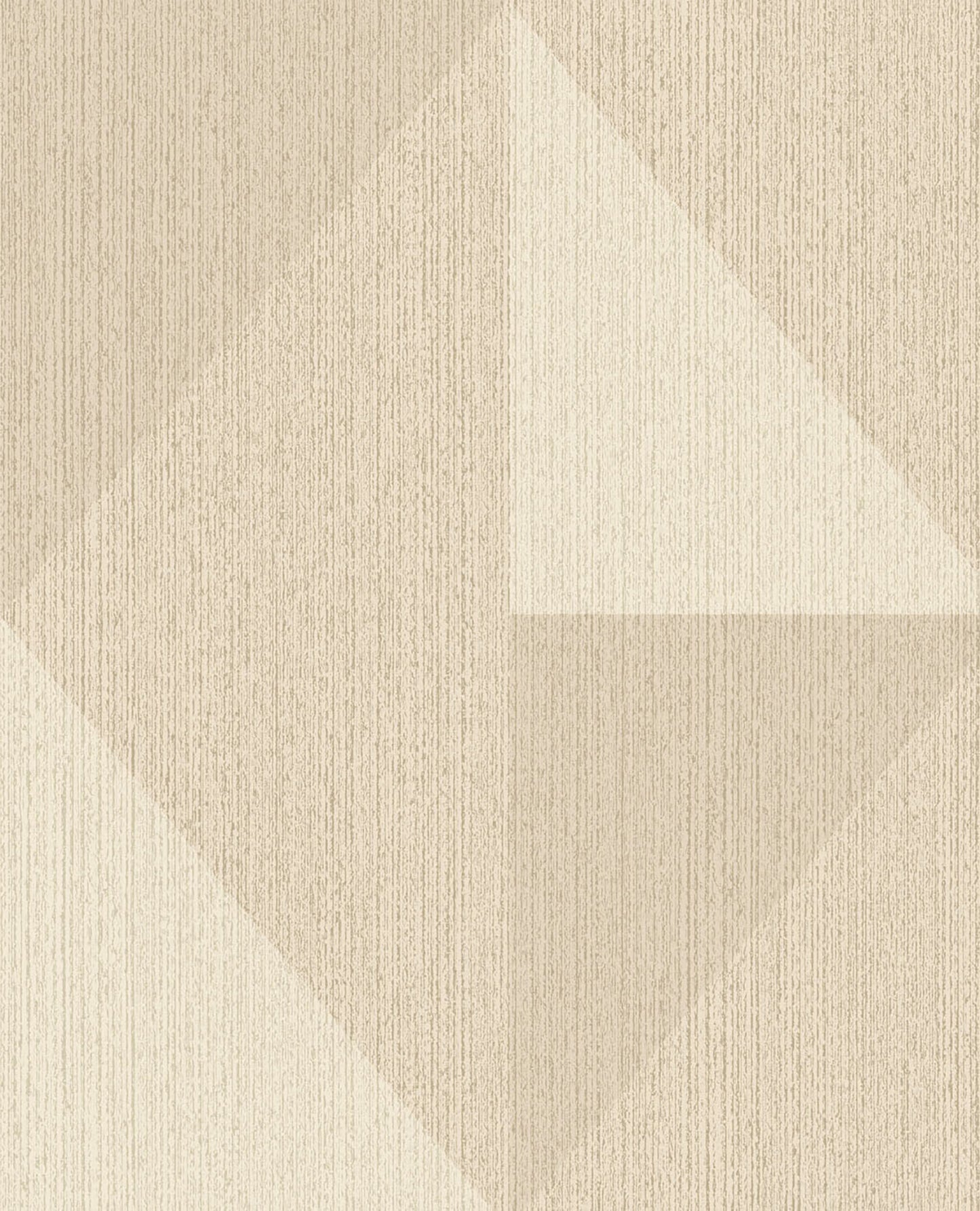 Eijffinger Diamond Khaki Tri-Tone Geometric Wallpaper, 20.5-in by 33-ft