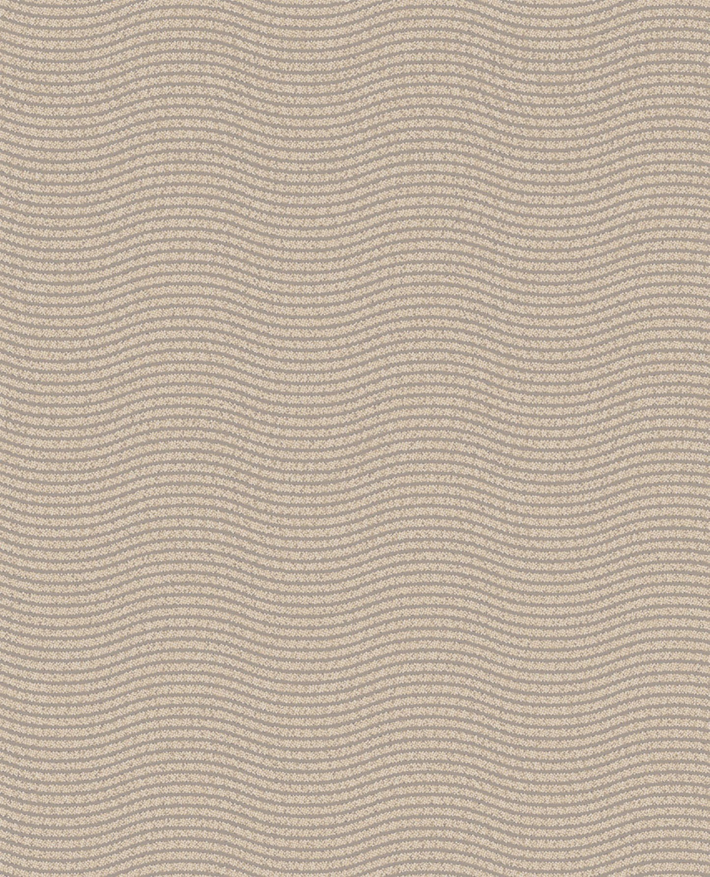 Eijffinger Curves Bronze Glittering Waves Wallpaper, 20.5-in by 33-ft