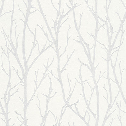 Brewster Redford White Birch Paintable Wallpaper, 20.9-in by 33-ft