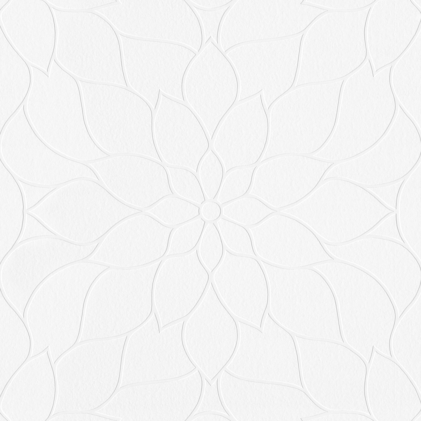 Brewster Anselm White Floral Bloom Paintable Wallpaper, 20.9-in by 33-ft