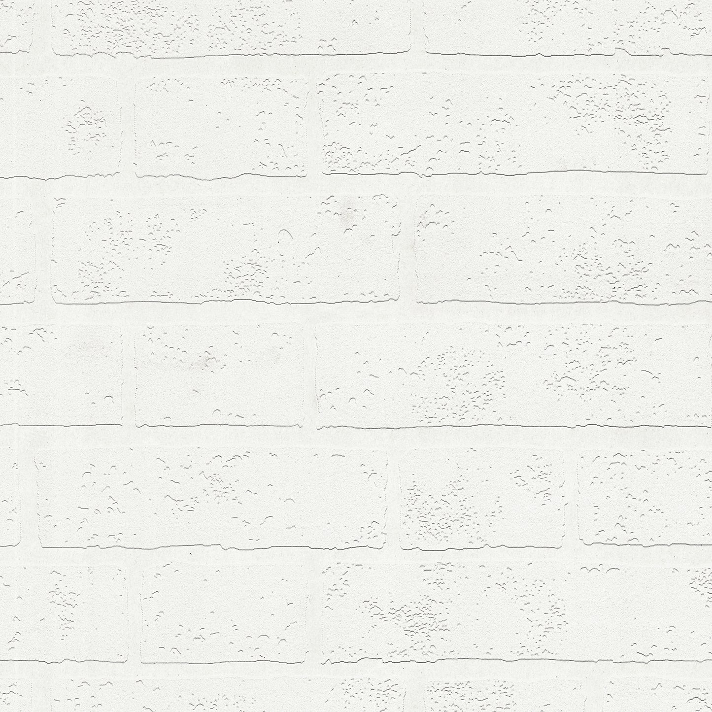 Brewster Bridgers White Exposed Brick Wall Paintable Wallpaper, 20.9-in by 33-ft