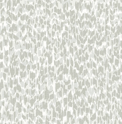 A-Street Prints Flavia Grey Animal Print Wallpaper, 20.5-in by 33-ft