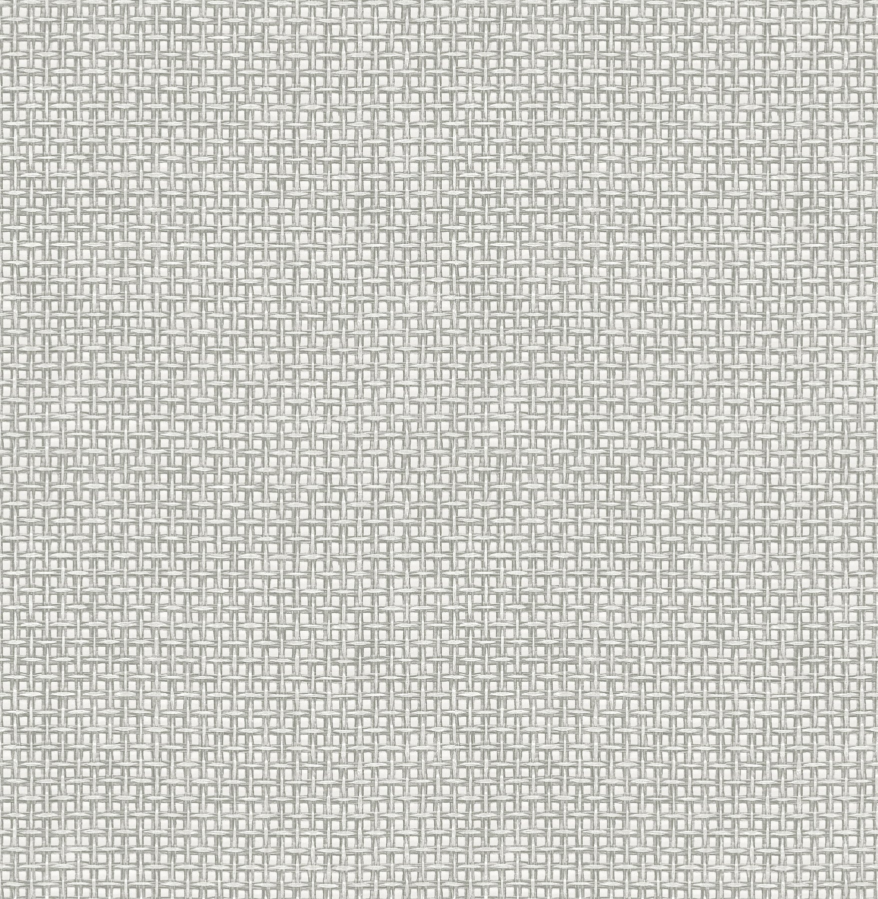 A-Street Prints Zia Grey Basketweave Wallpaper, 20.5-in by 33-ft