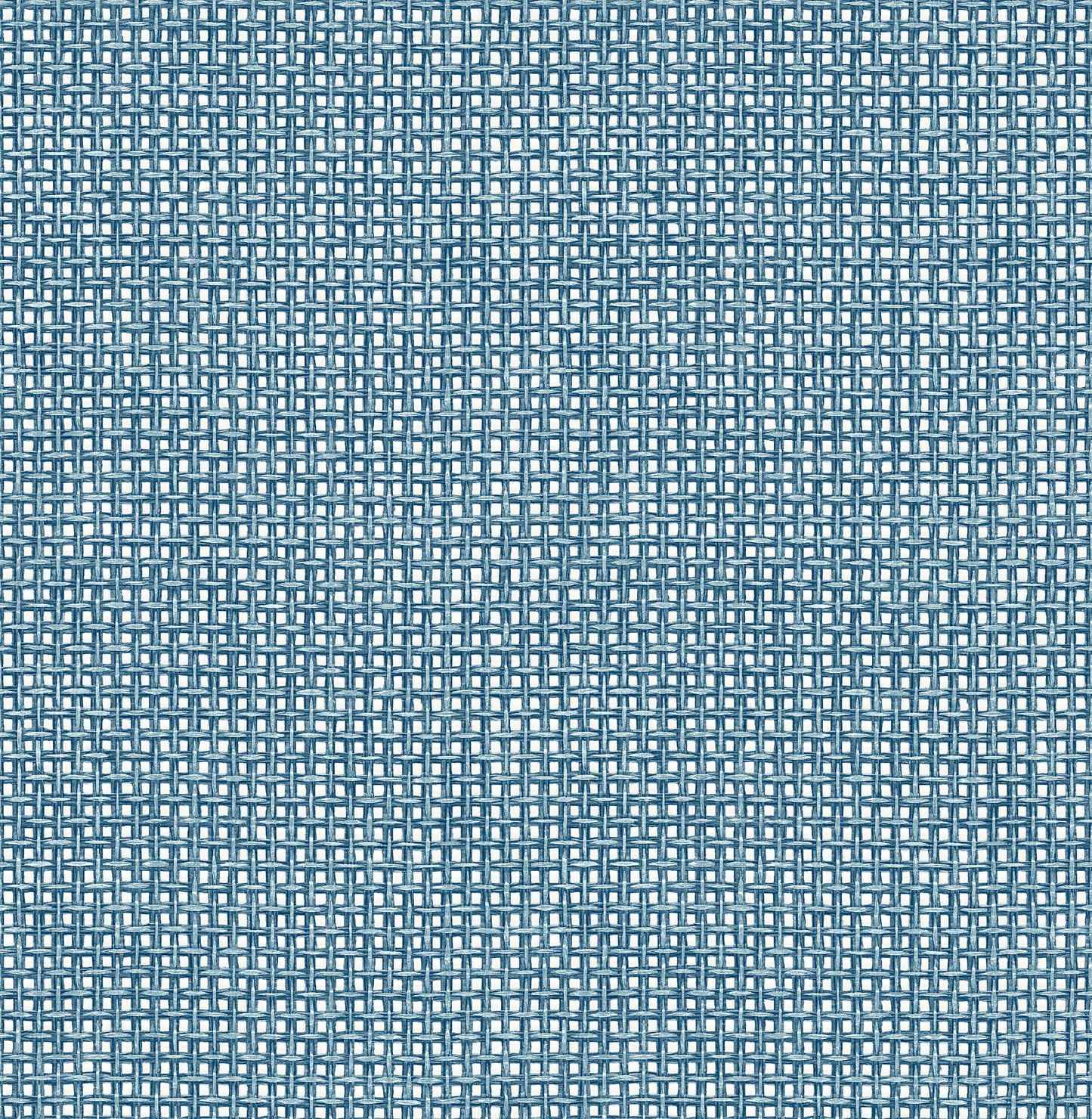 A-Street Prints Zia Blue Basketweave Wallpaper, 20.5-in by 33-ft