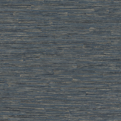 Advantage Hutton Dark Blue Tile Wallpaper, 21-in by 33-ft