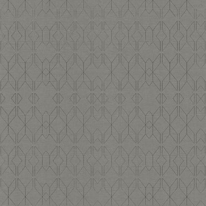 A-Street Prints Paititi Sterling Diamond Trellis Wallpaper, 20.9-in by 33-ft