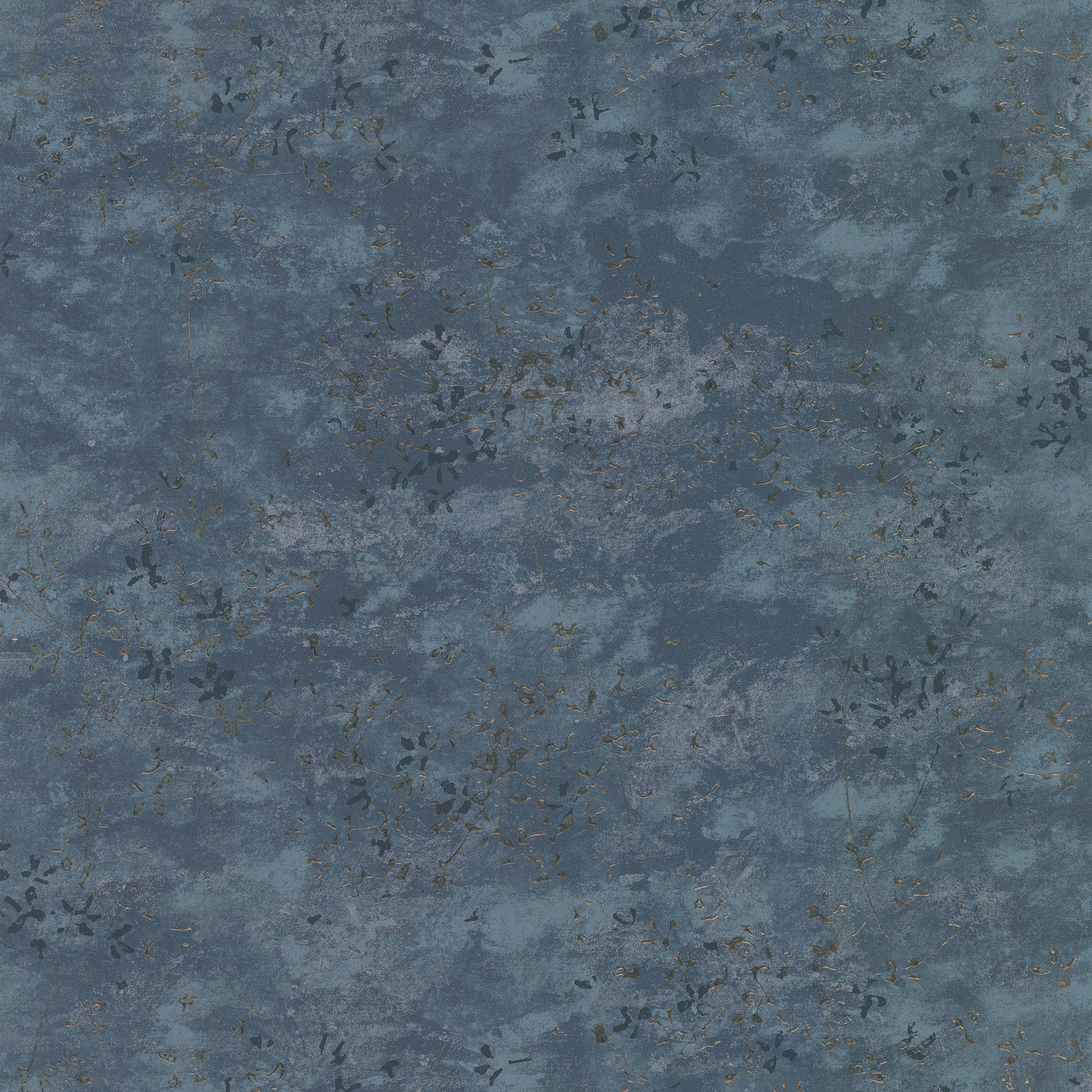 A-Street Prints Arian Blue Inkburst Wallpaper, 27.6-in by 33-ft