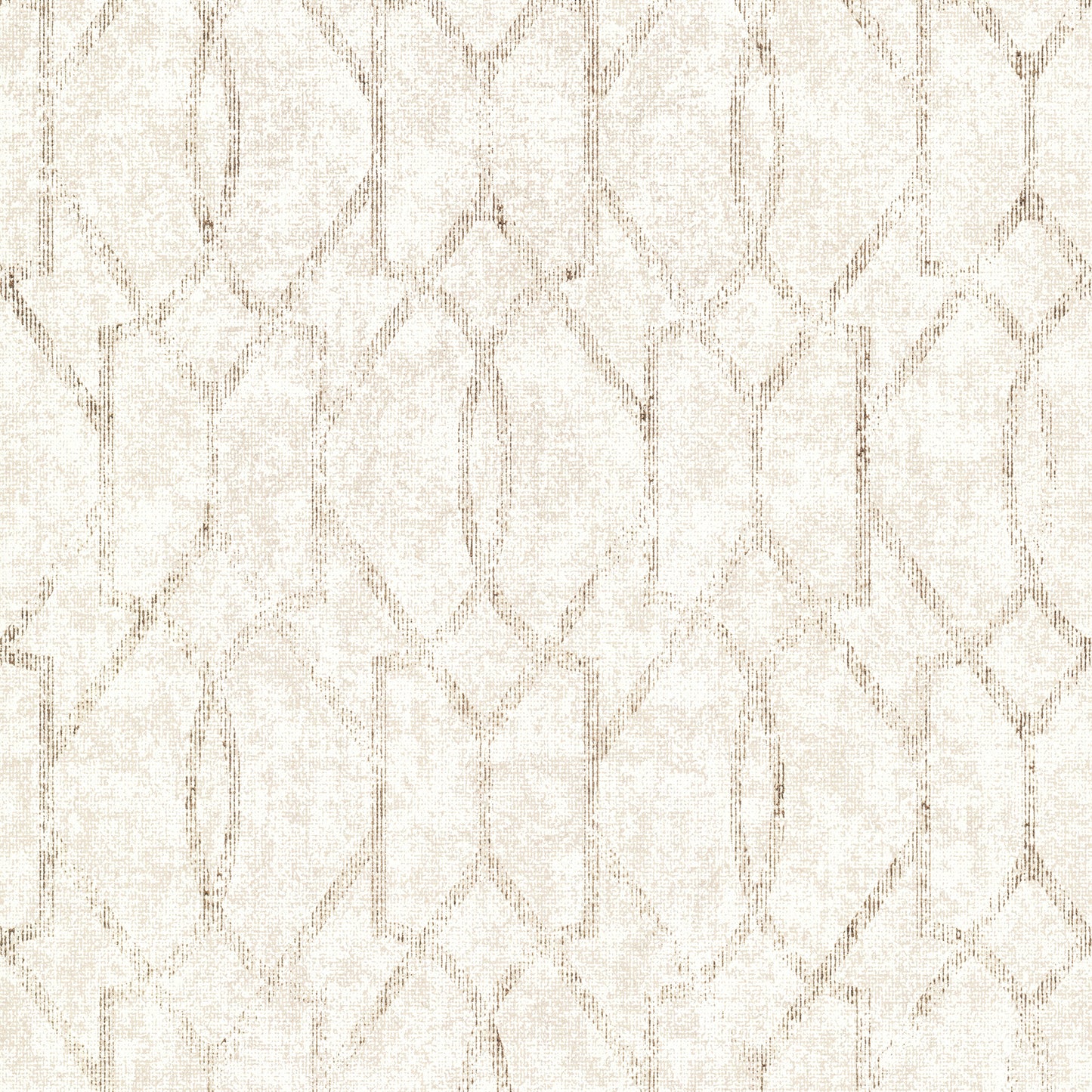 A-Street Prints Ziva Cream Trellis Wallpaper, 20.9-in by 33-ft