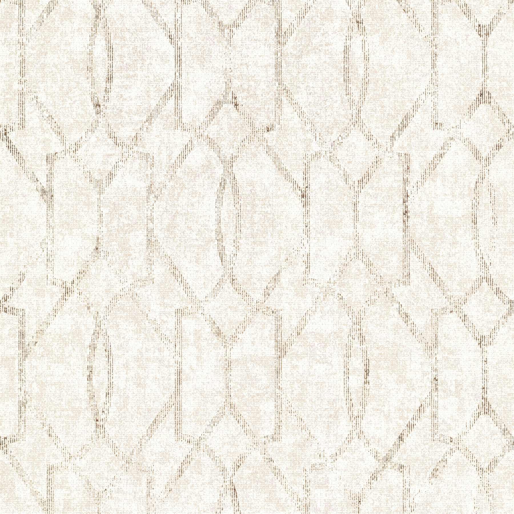 A-Street Prints Ziva Cream Trellis Wallpaper, 20.9-in by 33-ft